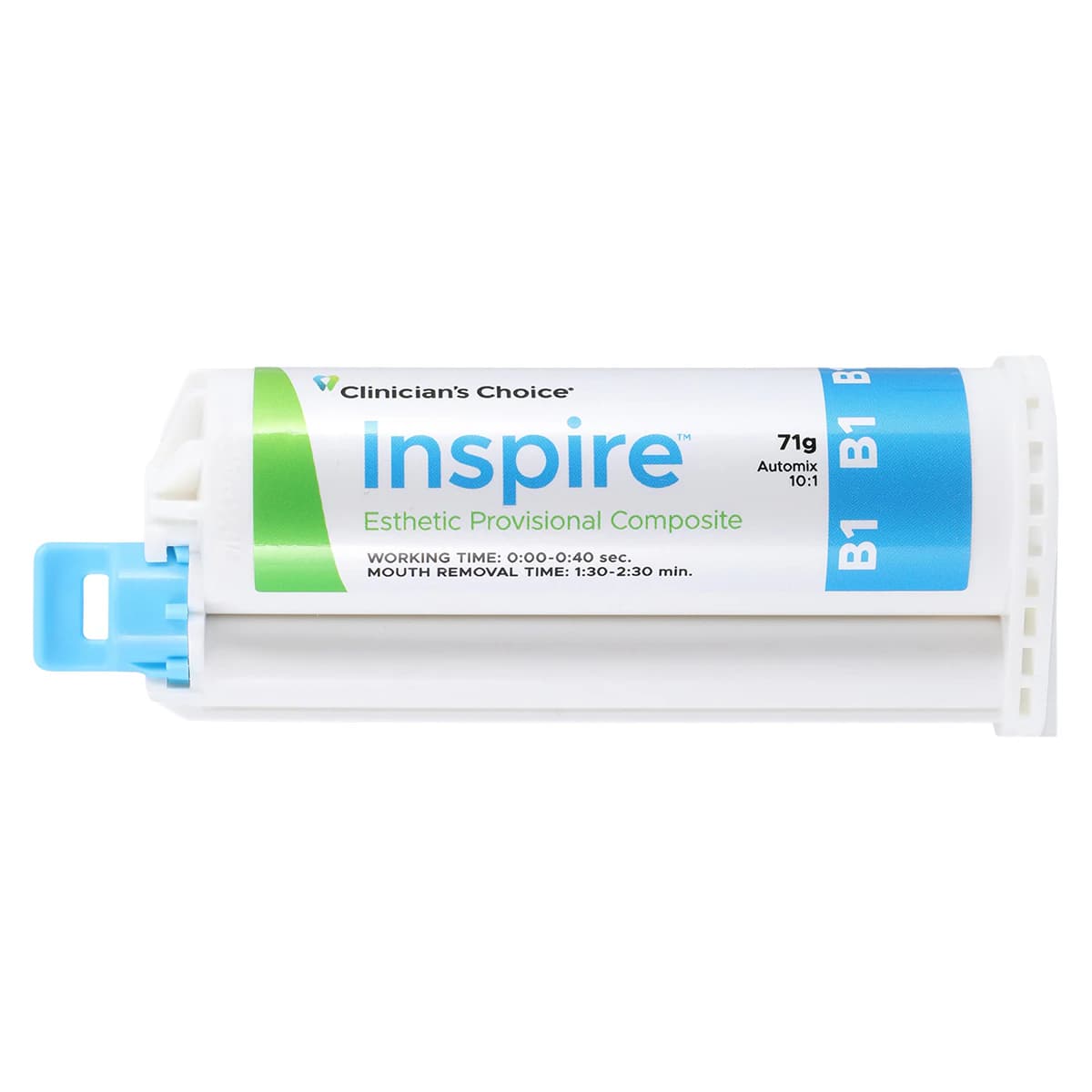 Clinician's Choice Inspire Esthetic Provisional Composite, Shade B1, 10:1 Ratio, 71g Complete Package thumbnail 3