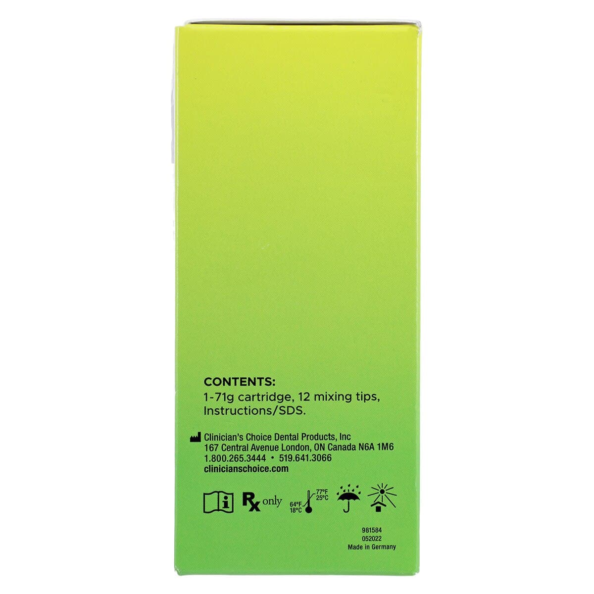 Clinician's Choice Inspire Esthetic Provisional Composite, Shade B1, 10:1 Ratio, 71g Complete Package thumbnail 6