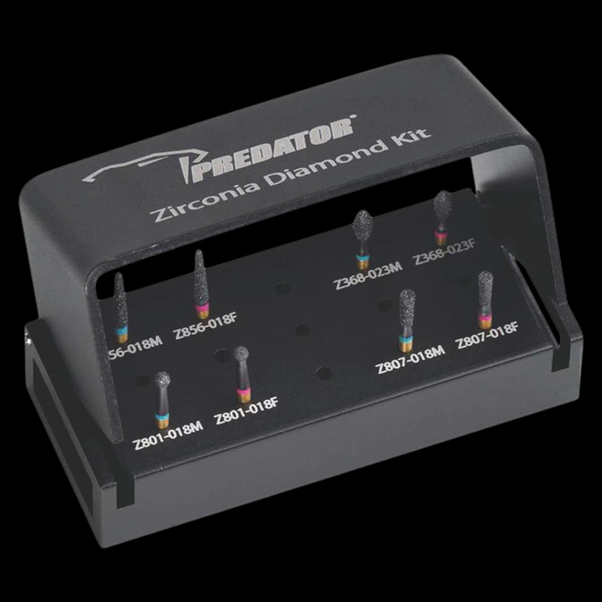 Predator Zirconia Diamond Bur, Friction Grip, Assorted, 3309000 - Predator Zirconia Diamond Bur - Image 1