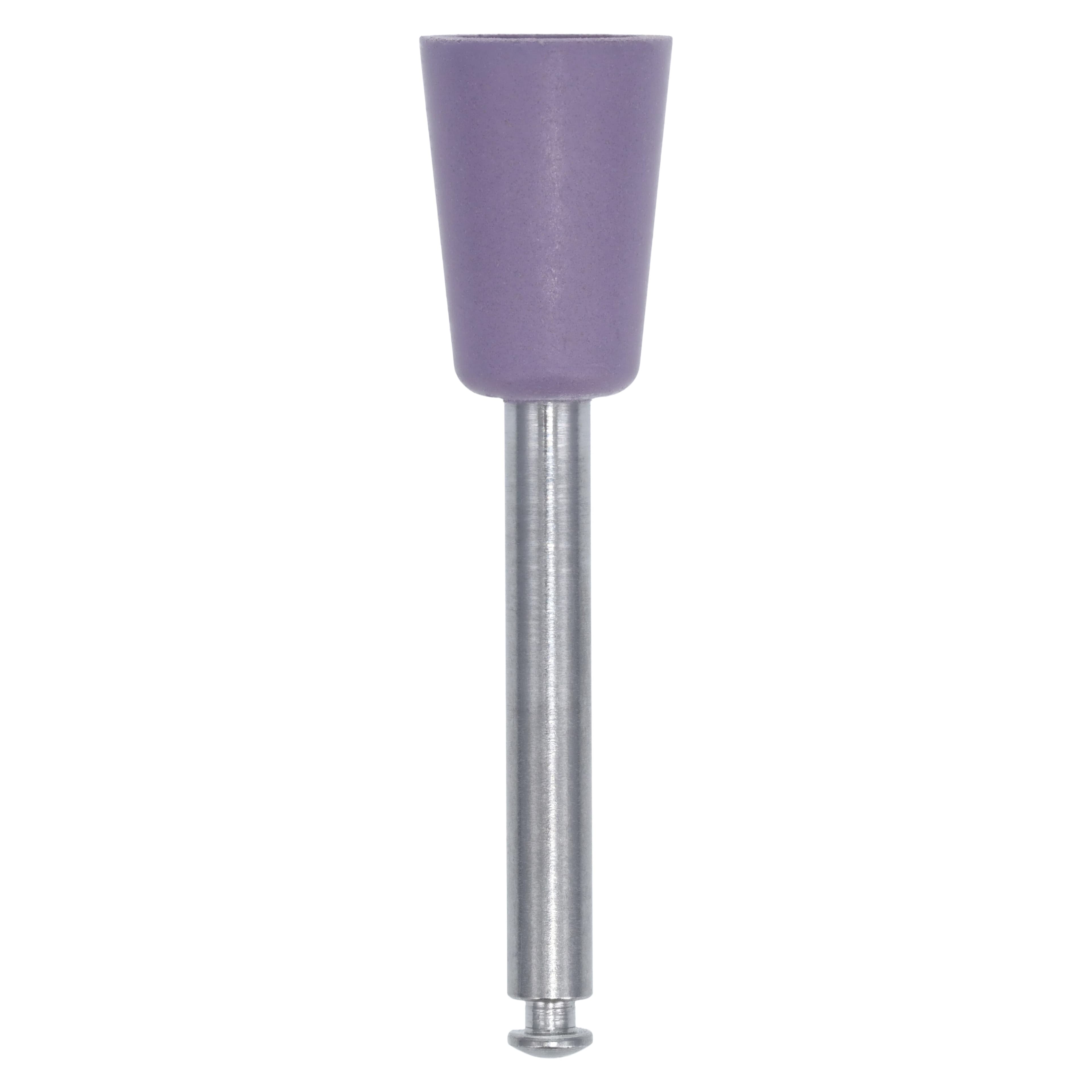 Clinician's Choice D-Fine Double Diamond Purple Cup Polisher, Refill 12/Pk, Item #131505 thumbnail 2