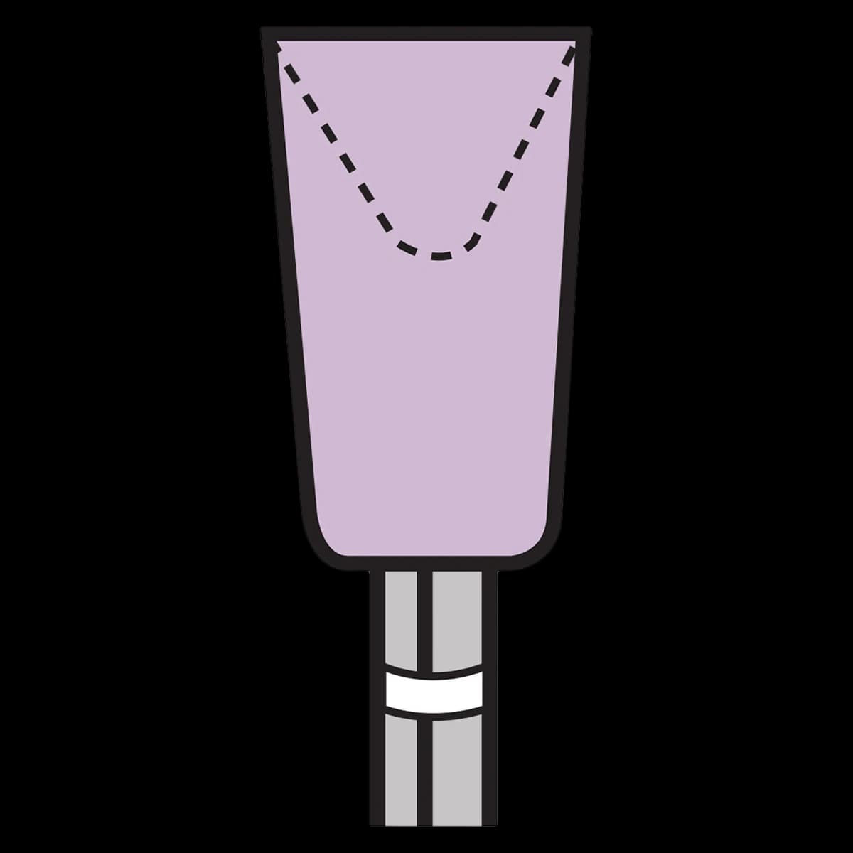 Clinician's Choice D-Fine Double Diamond Purple Cup Polisher, Refill 12/Pk, Item #131505 - Clinician's Choice D-Fine Double Diamond Purlple Cup Polisher, Refill 12/Pk, 131505 - Image 1