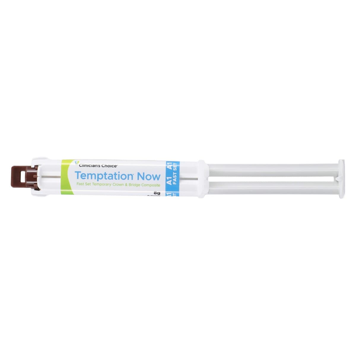 Clinician's Choice Temptation Now Fast Set Temporary Crown & Bridge Material, Shade A1, 8g Syringe thumbnail 3