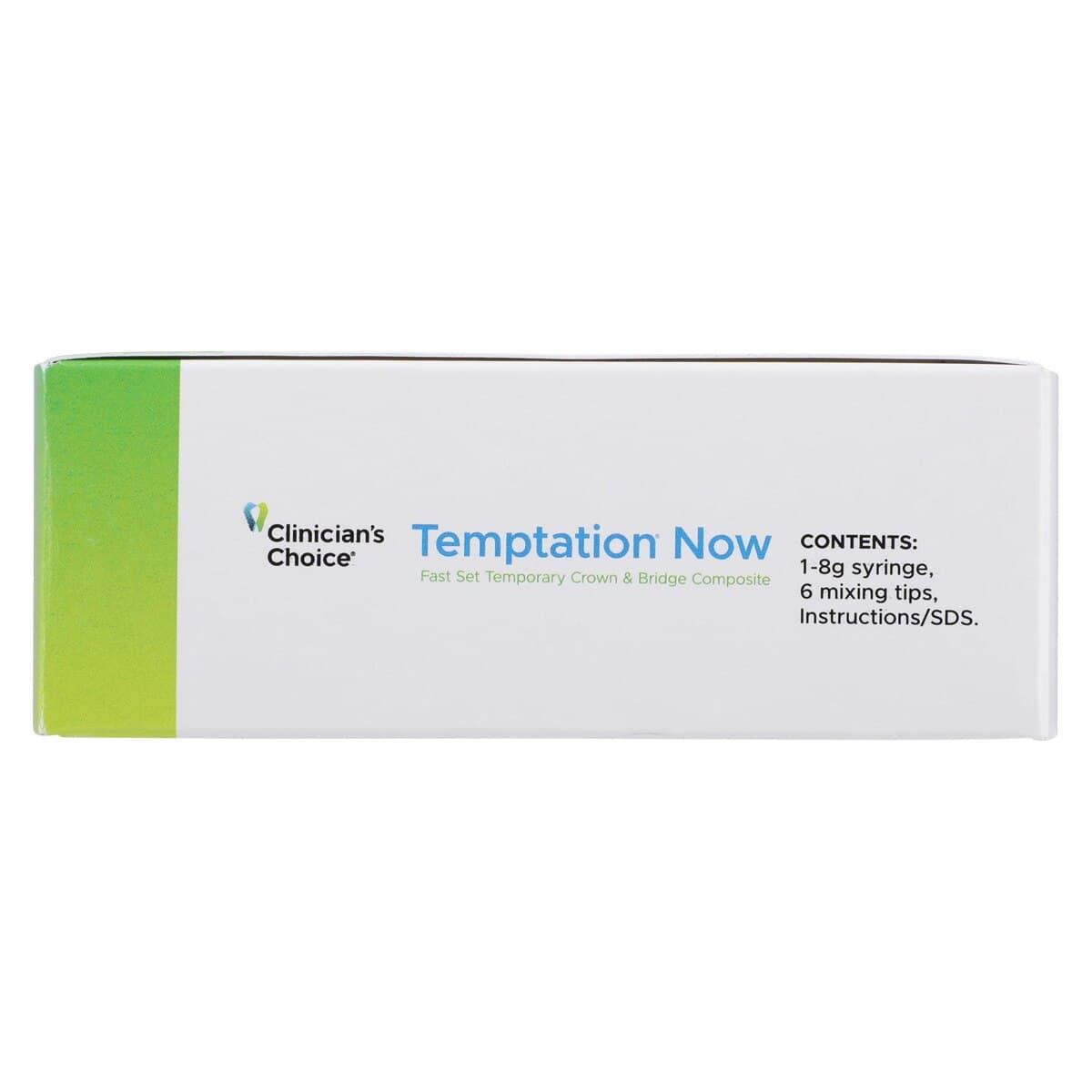 Clinician's Choice Temptation Now Fast Set Temporary Crown & Bridge Material, A2 Shade, 8g Syringe thumbnail 8