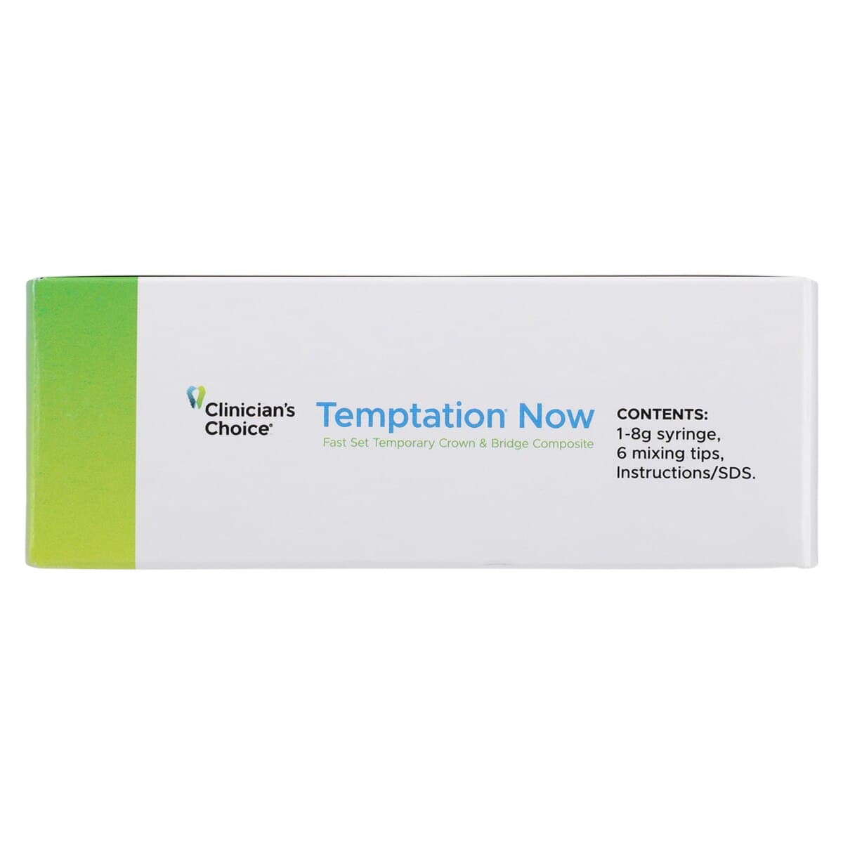 Clinician's Choice Temptation Now Fast Set Temporary C&B Material, A3 Shade, 8g Syringe thumbnail 8
