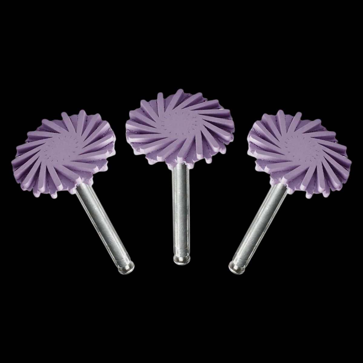 A.S.A.P. All Surface Access Polishers Large Refill, Pre-Polisher (Purple), 14 mm, 3/Pk, 131012 - A.S.A.P. All Surface Access Polishers Large Refill - Image 1