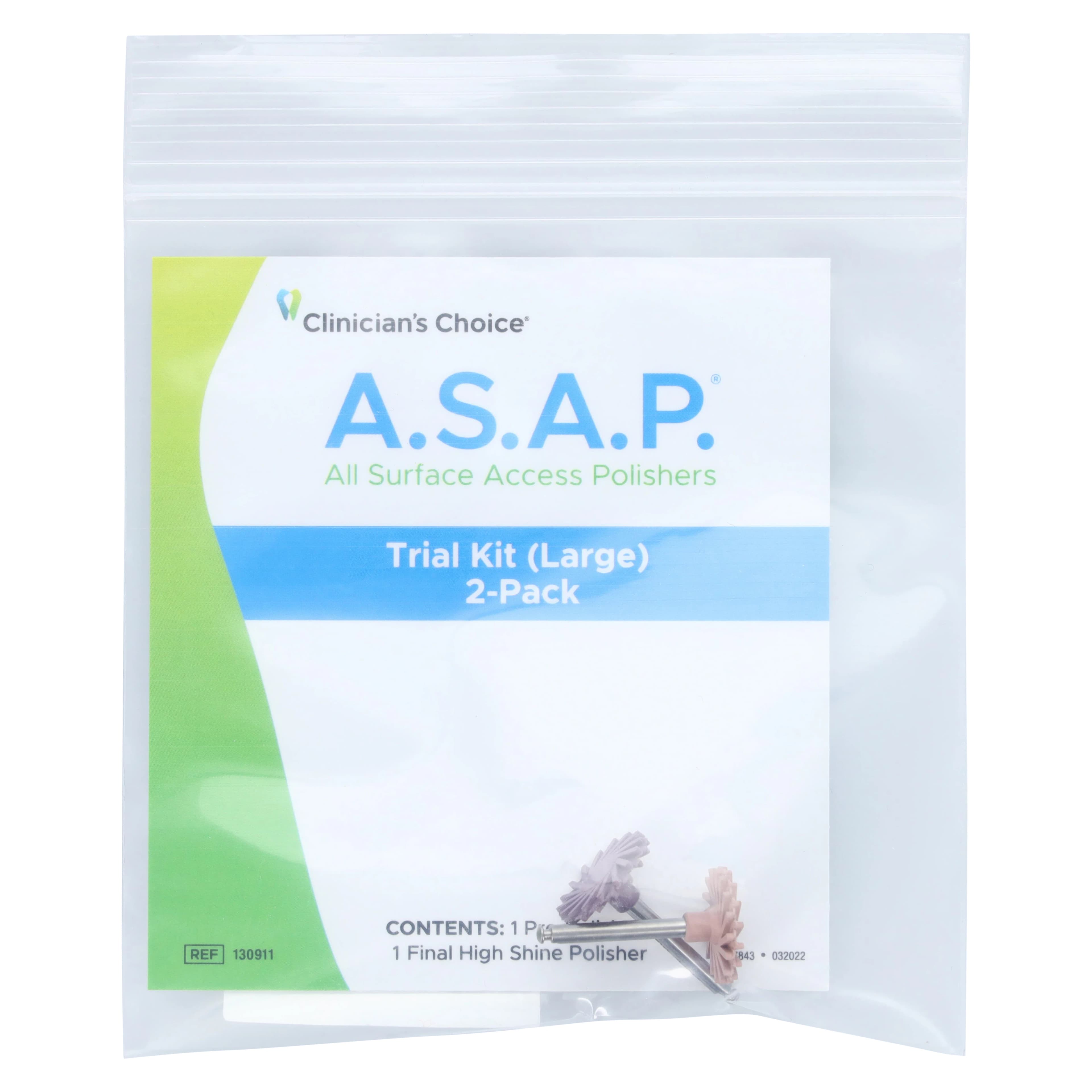 A.S.A.P. All Surface Access Polishers Large Trial Kit, 14 mm, Diamond Impregnated, 2-Pack thumbnail 3