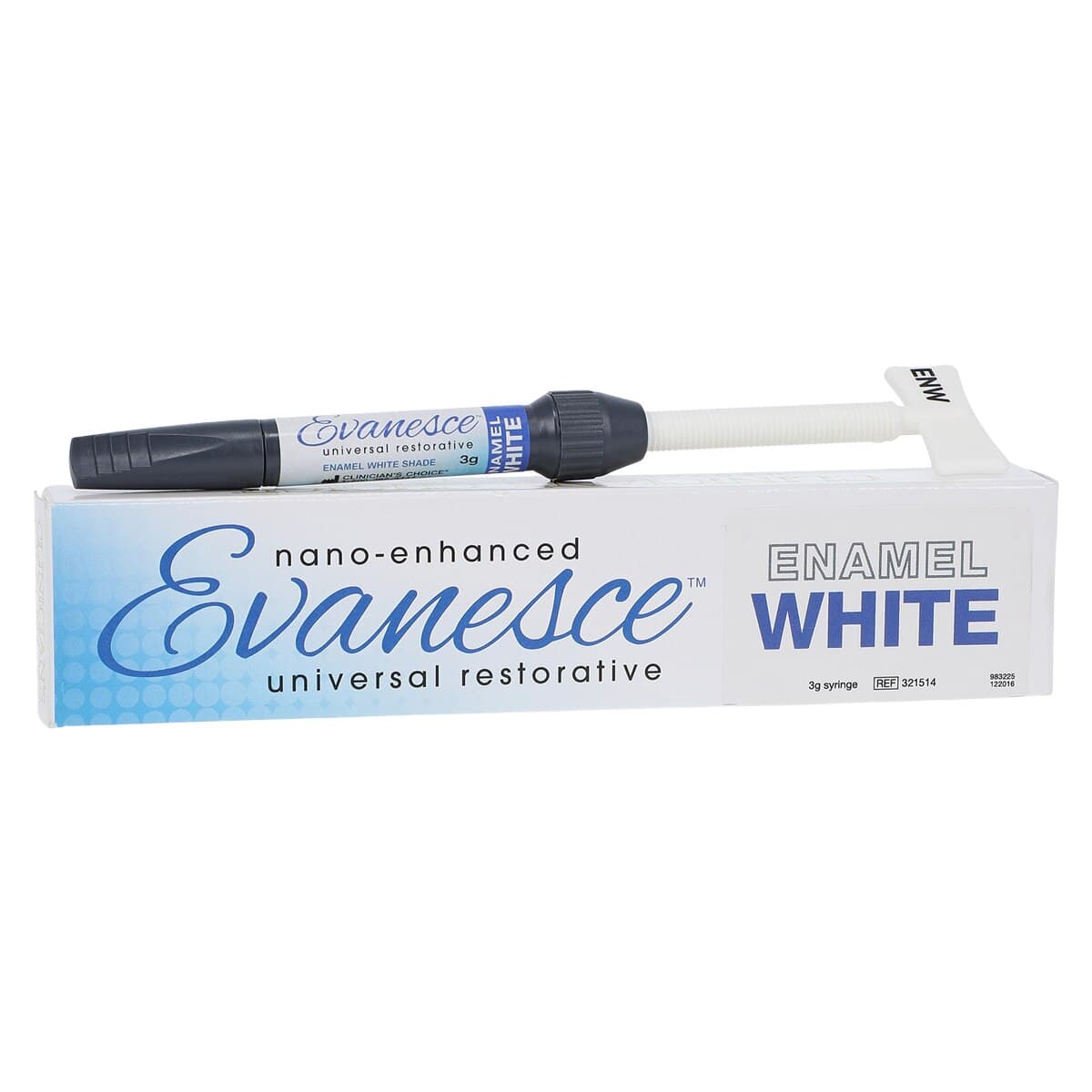 Evanesce Universal Composite White Enamel Syringe Refill, Clinician's Choice thumbnail 2