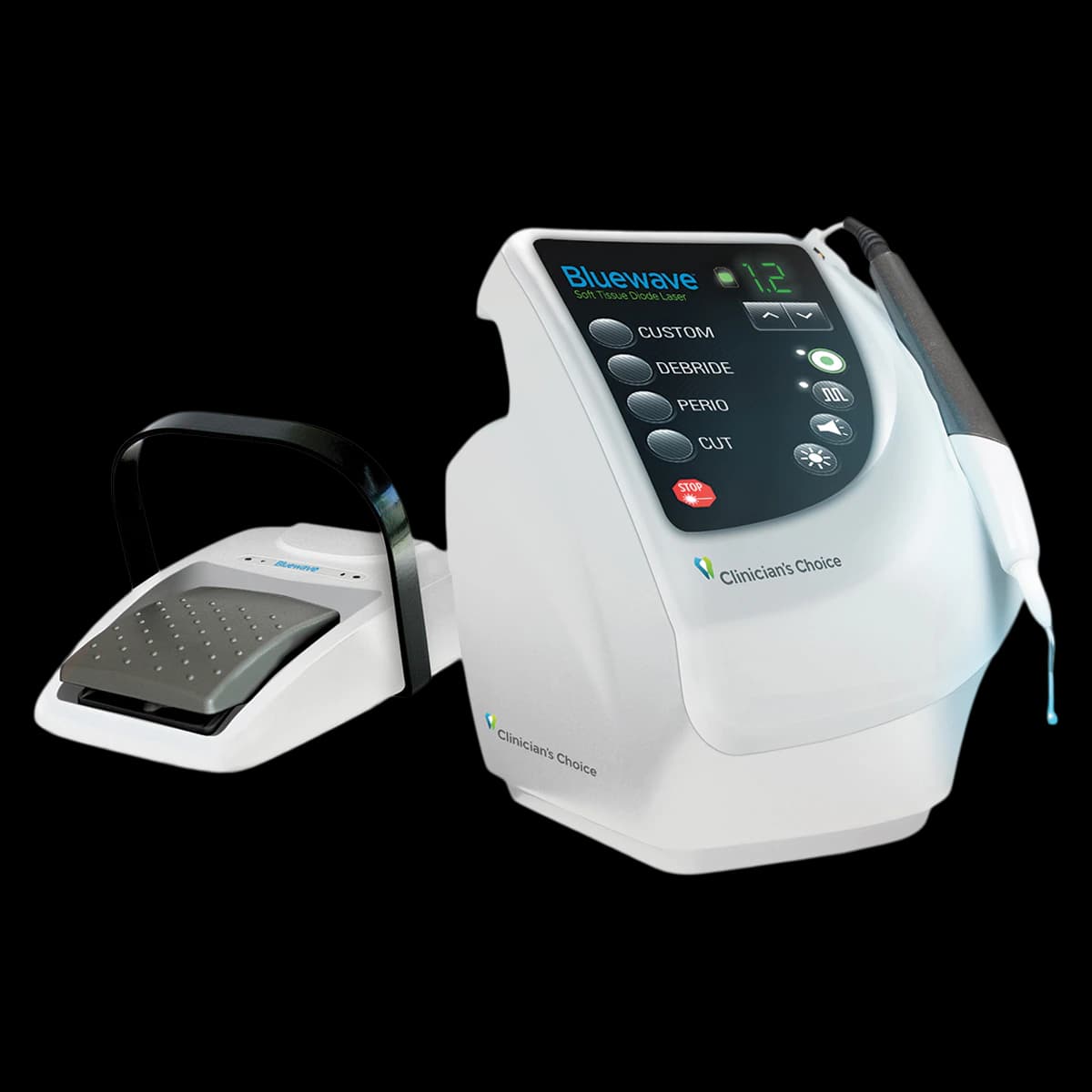 Clinician's Choice Bluewave Soft Tissue Diode Laser, 5W, Portable, Rechargeable thumbnail 2