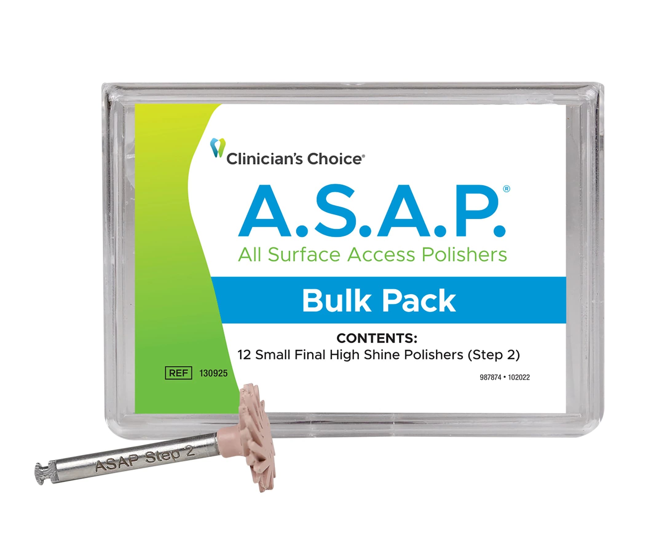 A.S.A.P Final High-Shine Pre-Polisher Spiral Wheel Refill Kit, 12/Package thumbnail 2