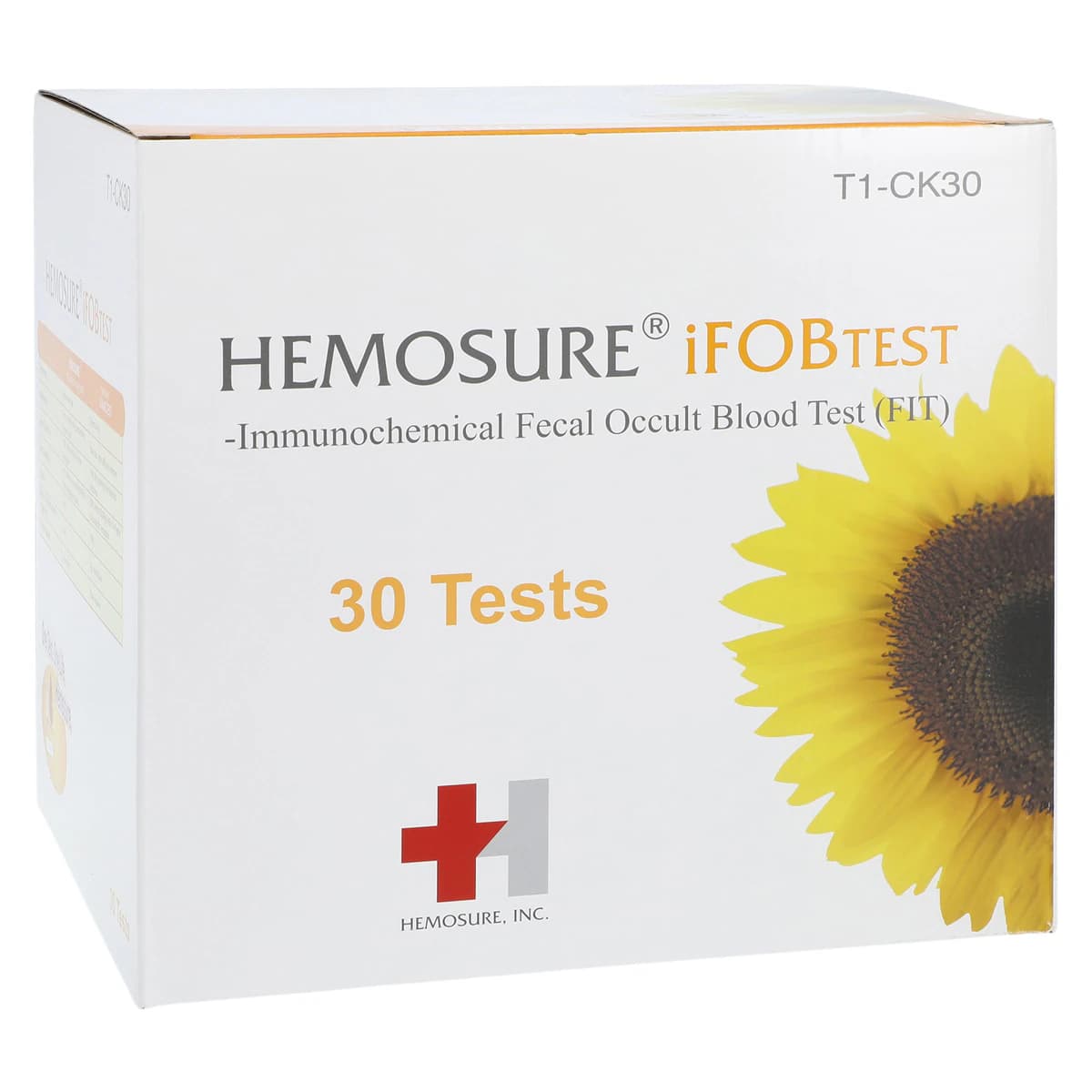 Hemosure iFOB Immunological Fecal Occult Blood Test Kit, CLIA Waived, 30 Tests/Box with 50 Collection Tubes and 50 Home Mailers - IFOB Kit 30 Test/ 50 Tubes - Image 1