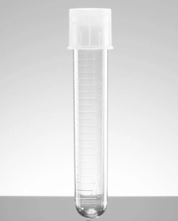 Falcon Polystyrene Test Tube with Snap Cap, 5mL, 12x75mm, Round Bottom, Sterile, Individually Wrapped, 500/Case - Tube Polystyrene w/Cap 12x75mm - Image 1
