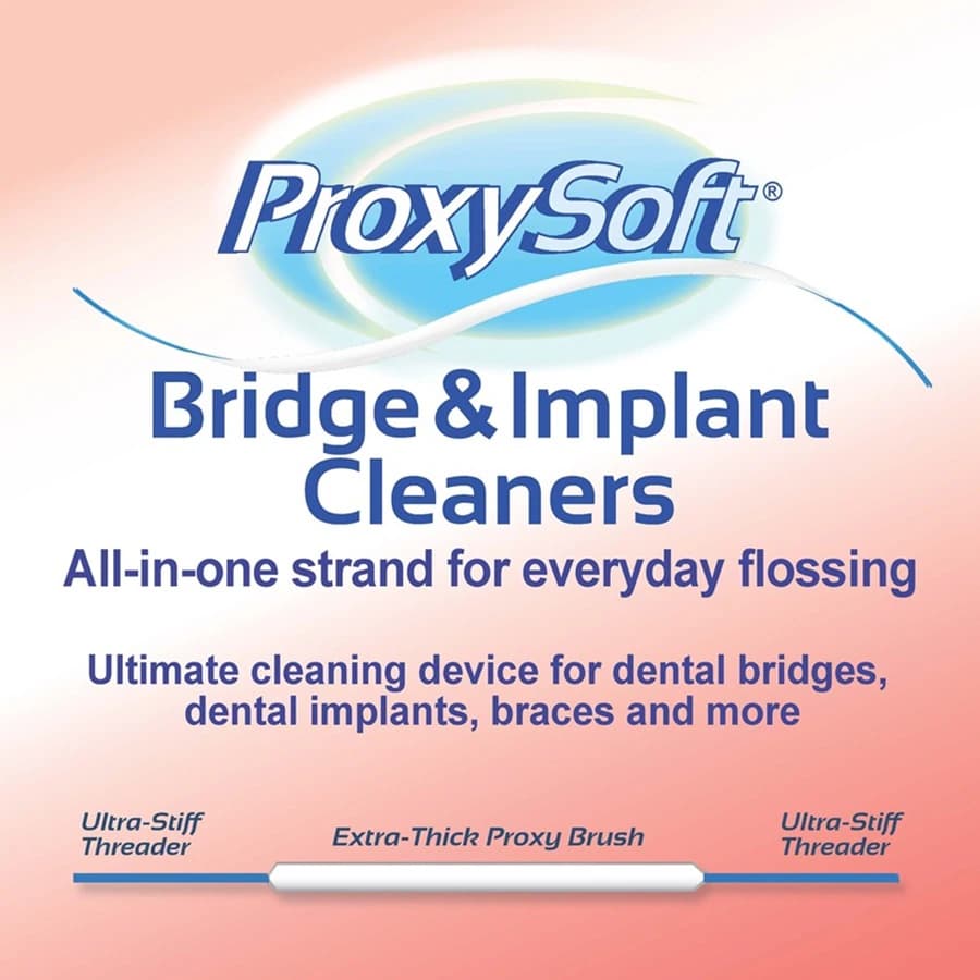 ProxySoft Bridge & Implant Floss Dispenser Pack, 20 Dispensers of 30 Pieces, 600/Bx thumbnail 2
