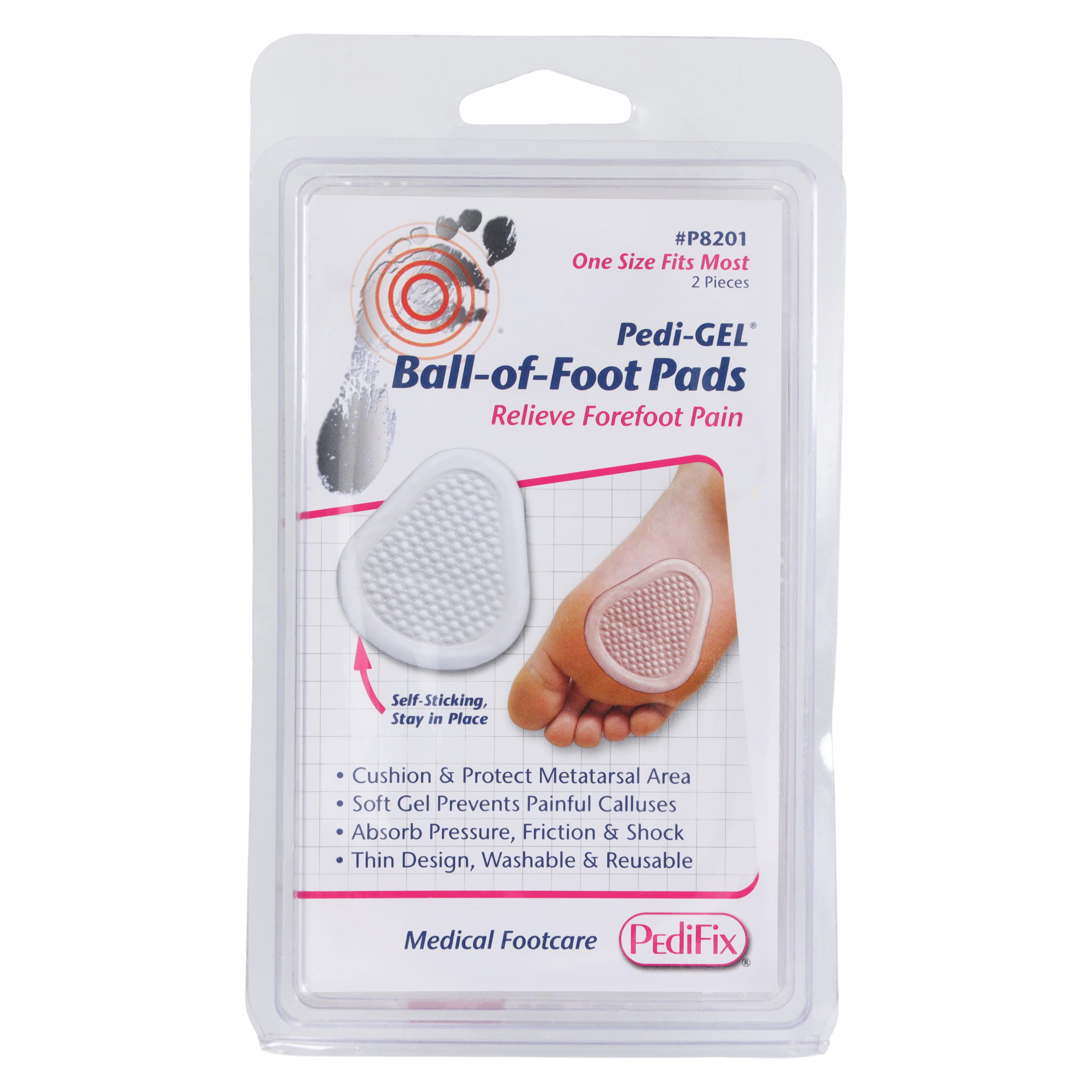Pedi-GEL Ball-of-Foot Pads (Orthopedic Foot Gel Pads) thumbnail 3