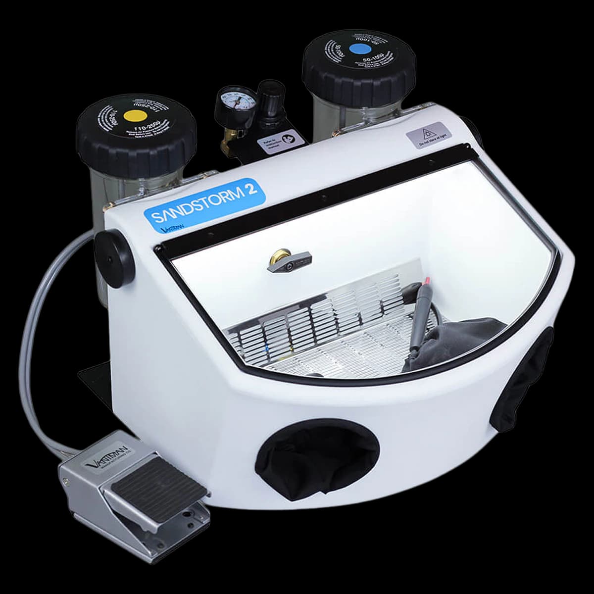Vaniman SandStorm 2 Micro Abrasive Sand Blaster, 50-100 Micron, 2 Tanks, 115V - SandStorm 2 50-100 micron tanks - Image 1