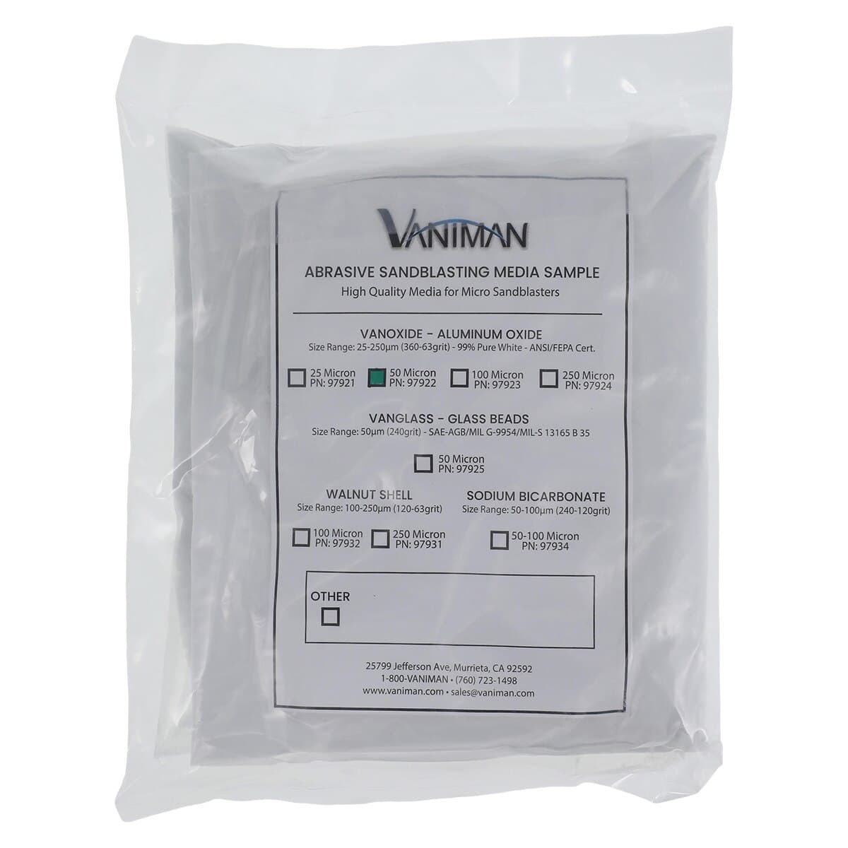 Vaniman SandStorm 2 Micro Abrasive Sand Blaster, 25-50 & 50-100 Micron Tanks, Dual Handpieces, 01KEZKNM3Z5G5CMQY6SECCDKE9 thumbnail 7