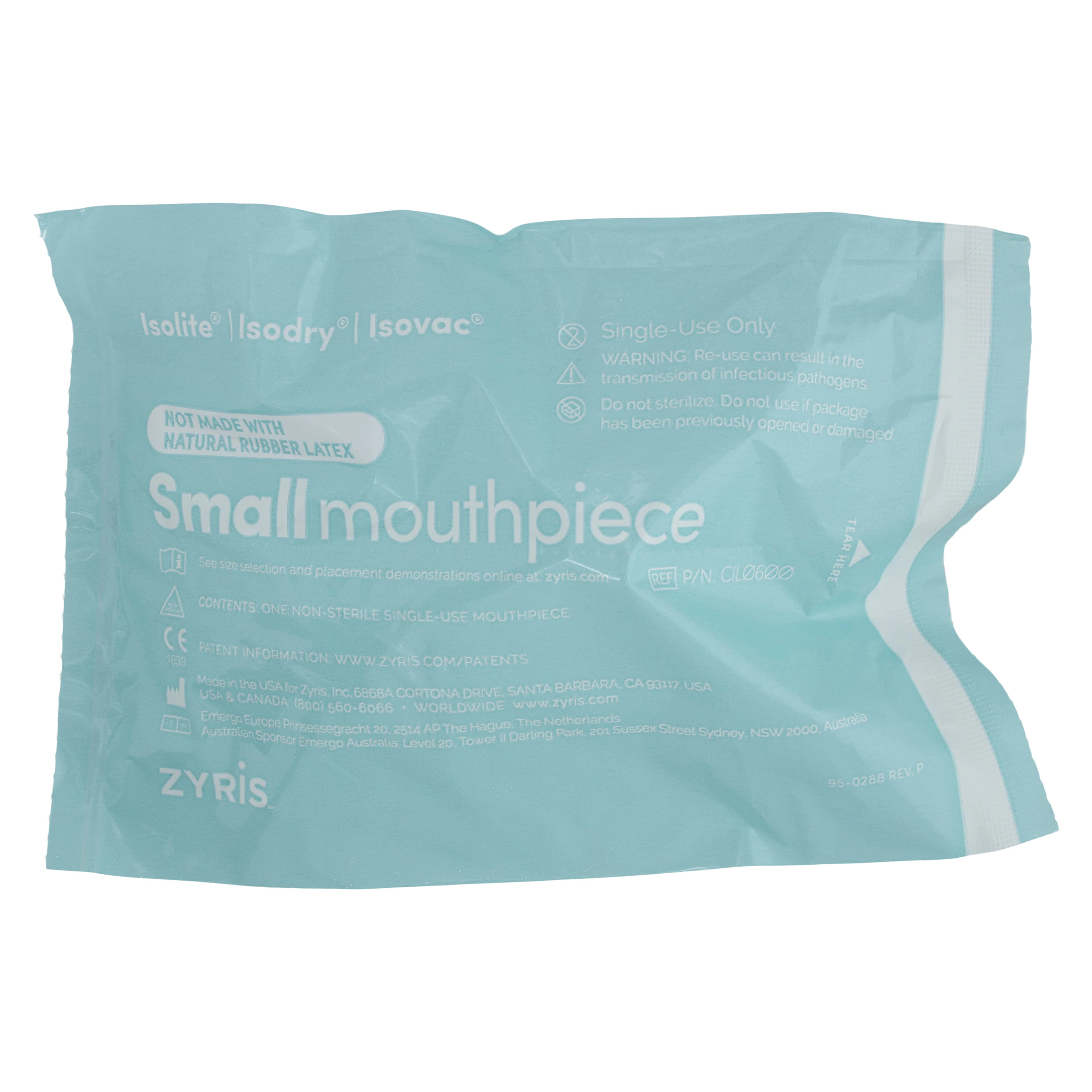 Isolite Posterior Mouthpiece, Small, 10/Pack, Latex-Free thumbnail 2