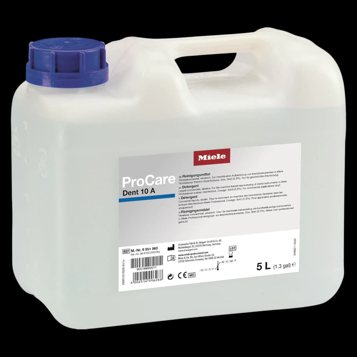 ProCare Dent 10A Liquid Detergent Alkaline, 5 Liter Bottle thumbnail 3