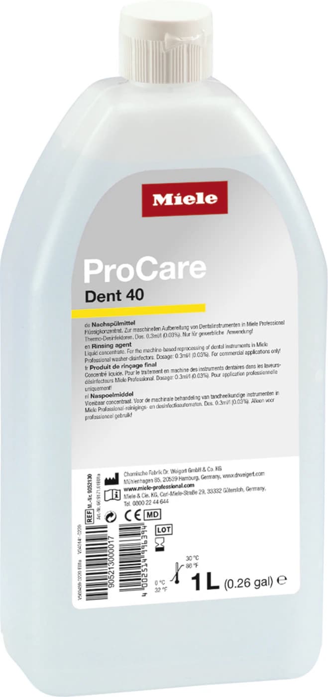 ProCare Dent 40 Miclear Rinse, Ready-To-Use Liquid, 1 Liter Bottle, US496646 thumbnail 2