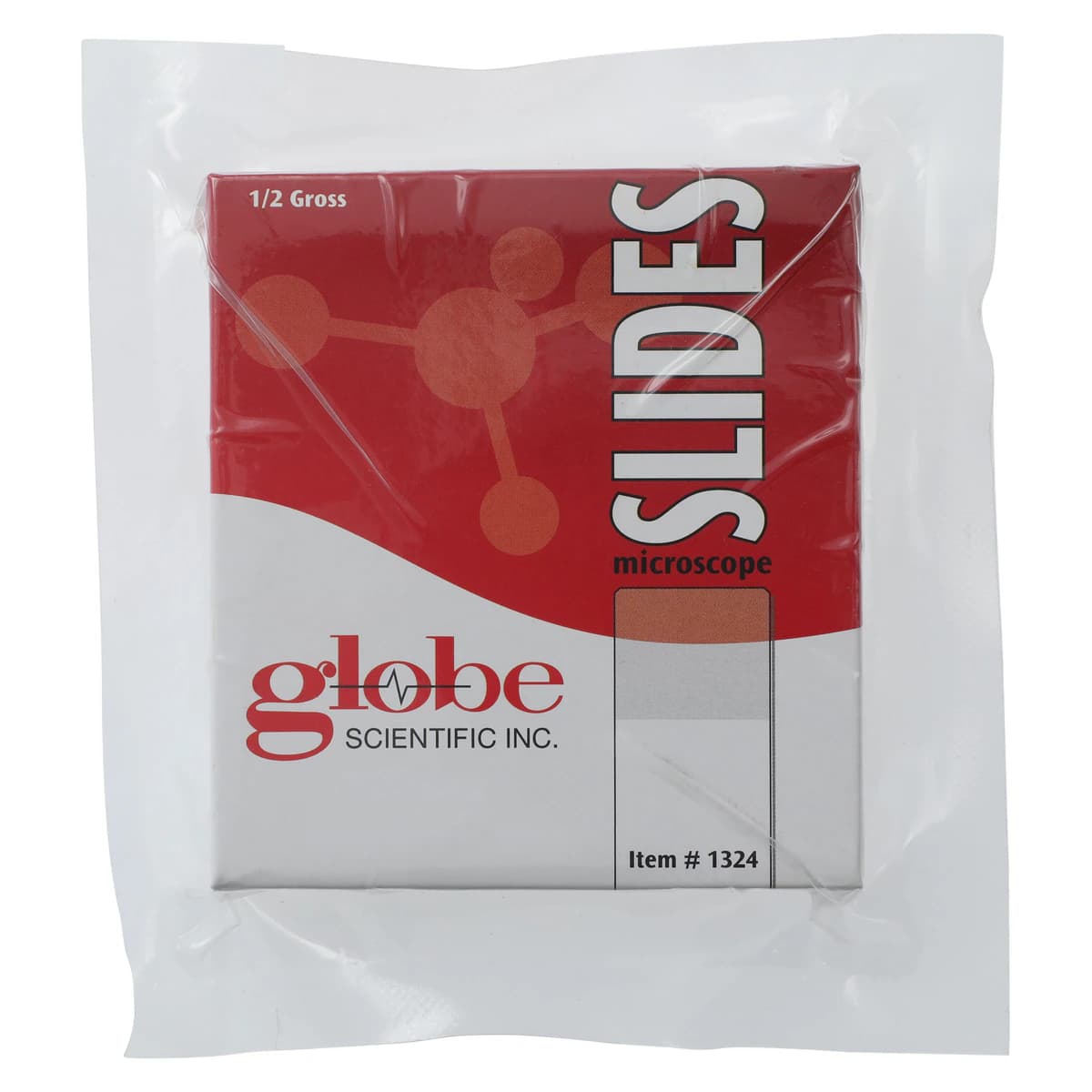 Globe Scientific Slide Microscope Frosted, Glass, 25x75mm, 90D Grounded Edges, Safety Corners, 72/Box - Slide Microscope Frosted - Image 1