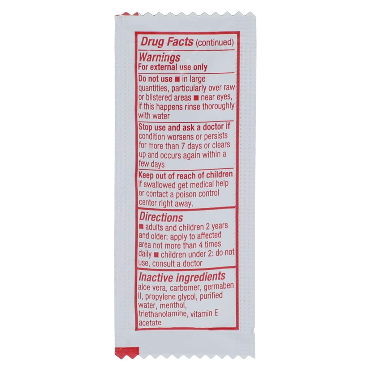 Safetec Burn Relief Gel, 1/8 oz, 25/Box thumbnail 4