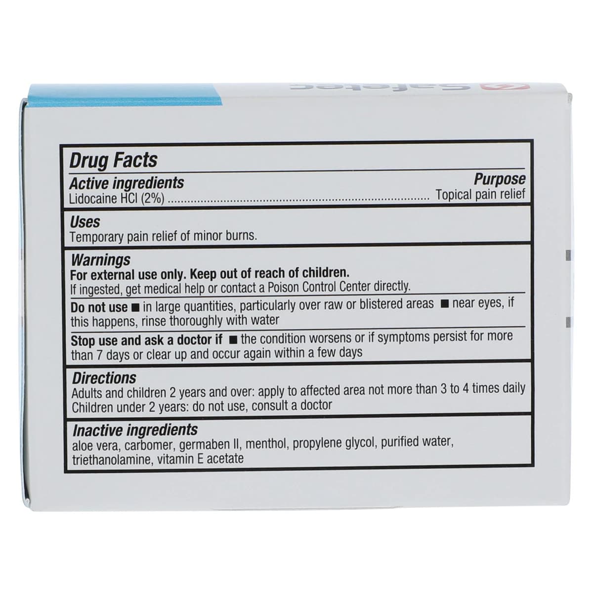 Safetec Burn Relief Gel, 1/8 oz, 25/Box thumbnail 5