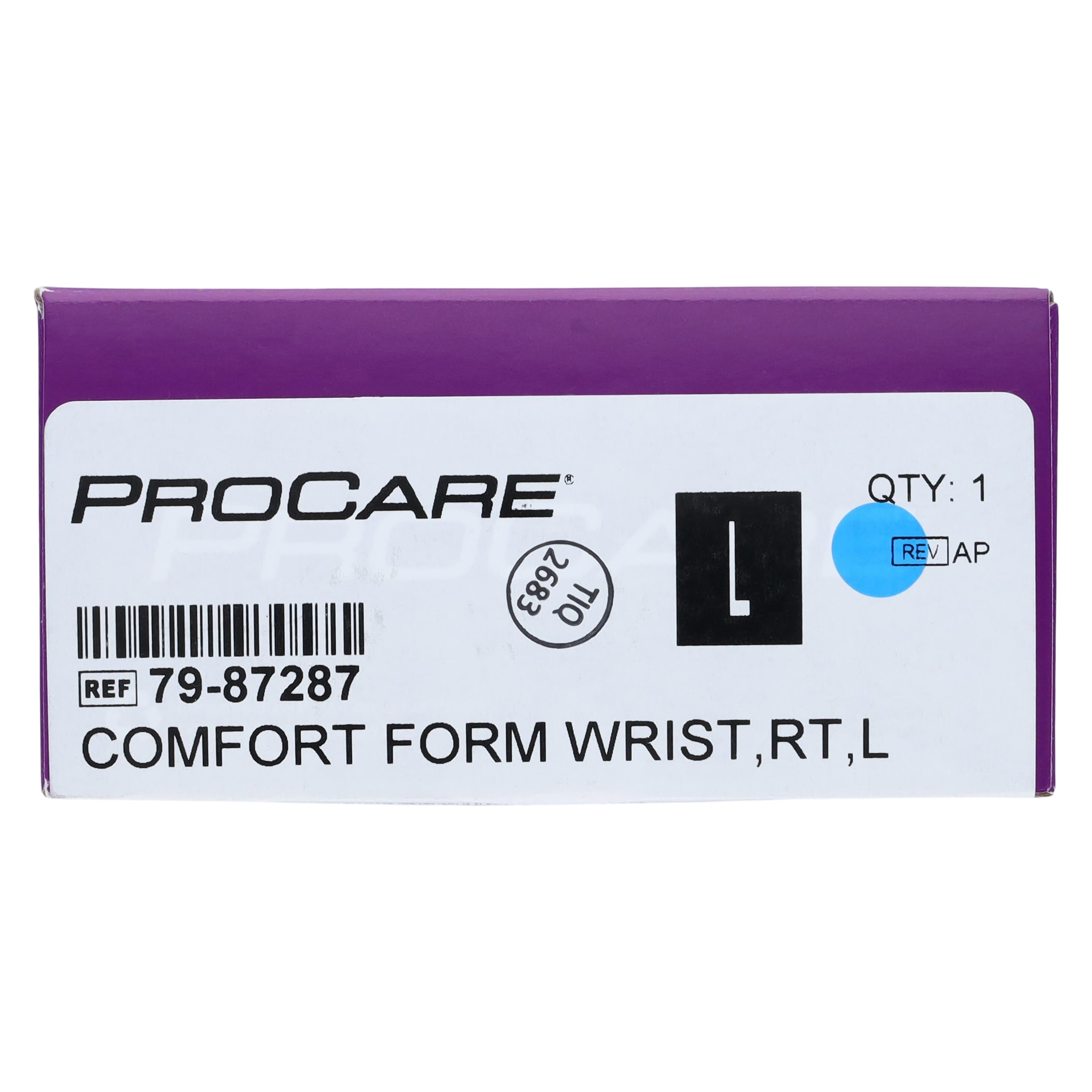 DJO ComfortFORM Wrist Brace, Foam Laminate, Adult Large, Right, 7.5-8.5" thumbnail 6