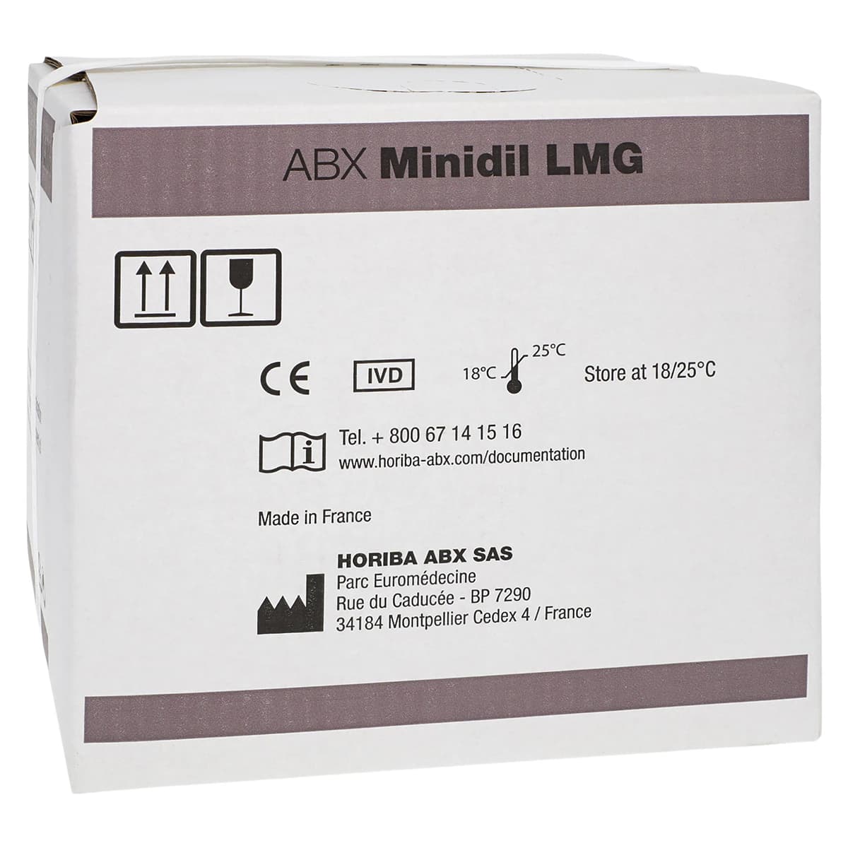 Horiba Medical ABX Minidil LMG Diluent, 10L Cube, for Micros 60 / Micros CRP 200 - ABX Minidil LMG 10L - Image 1