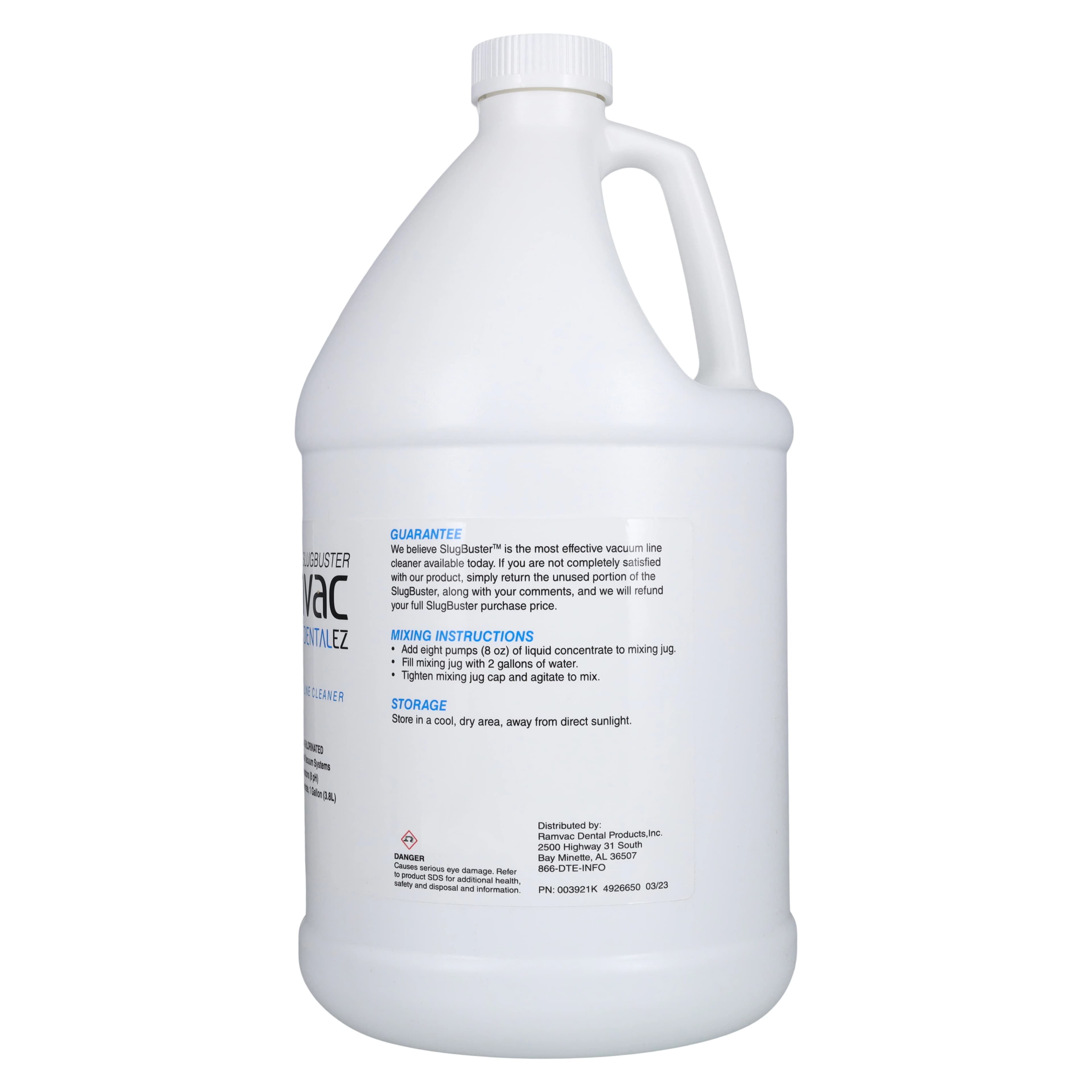 Ramvac SlugBuster Vacuum Line Cleaner Liquid Concentrate, 1 Gallon with Hand Pump Dispenser, 900246 thumbnail 2