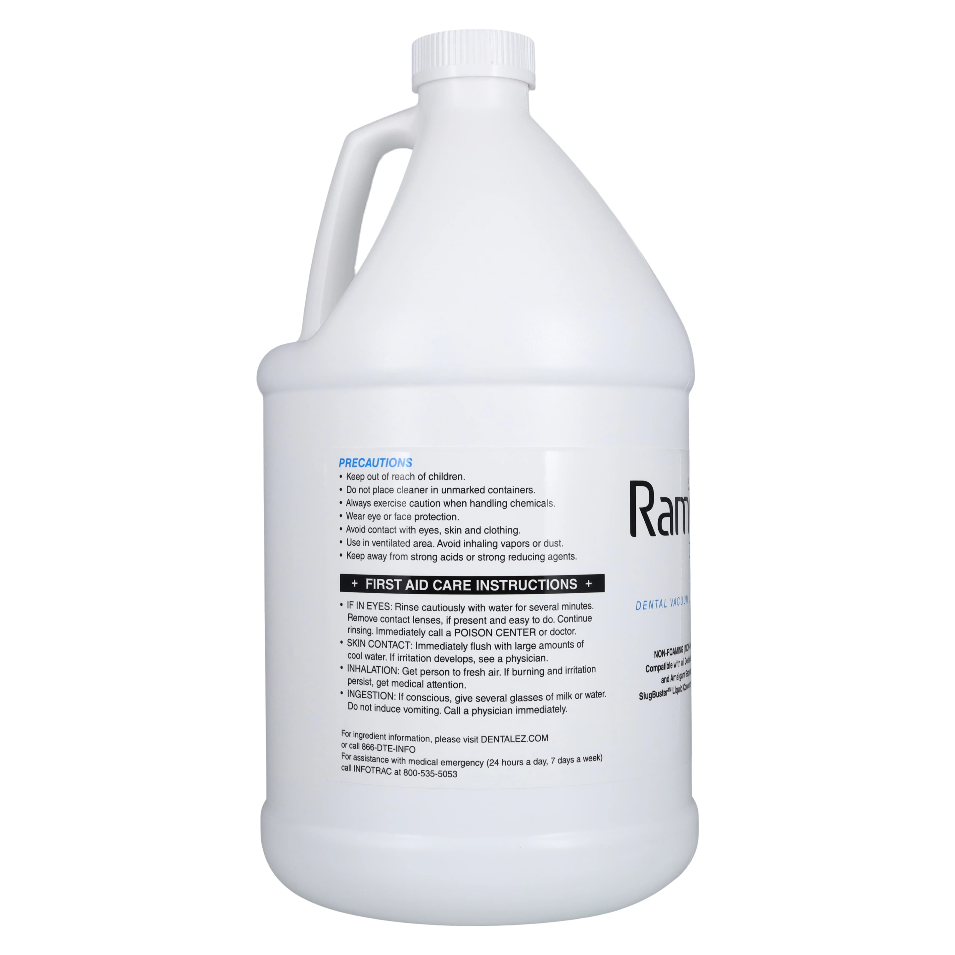 Ramvac SlugBuster Vacuum Line Cleaner Liquid Concentrate, 1 Gallon with Hand Pump Dispenser, 900246 thumbnail 3