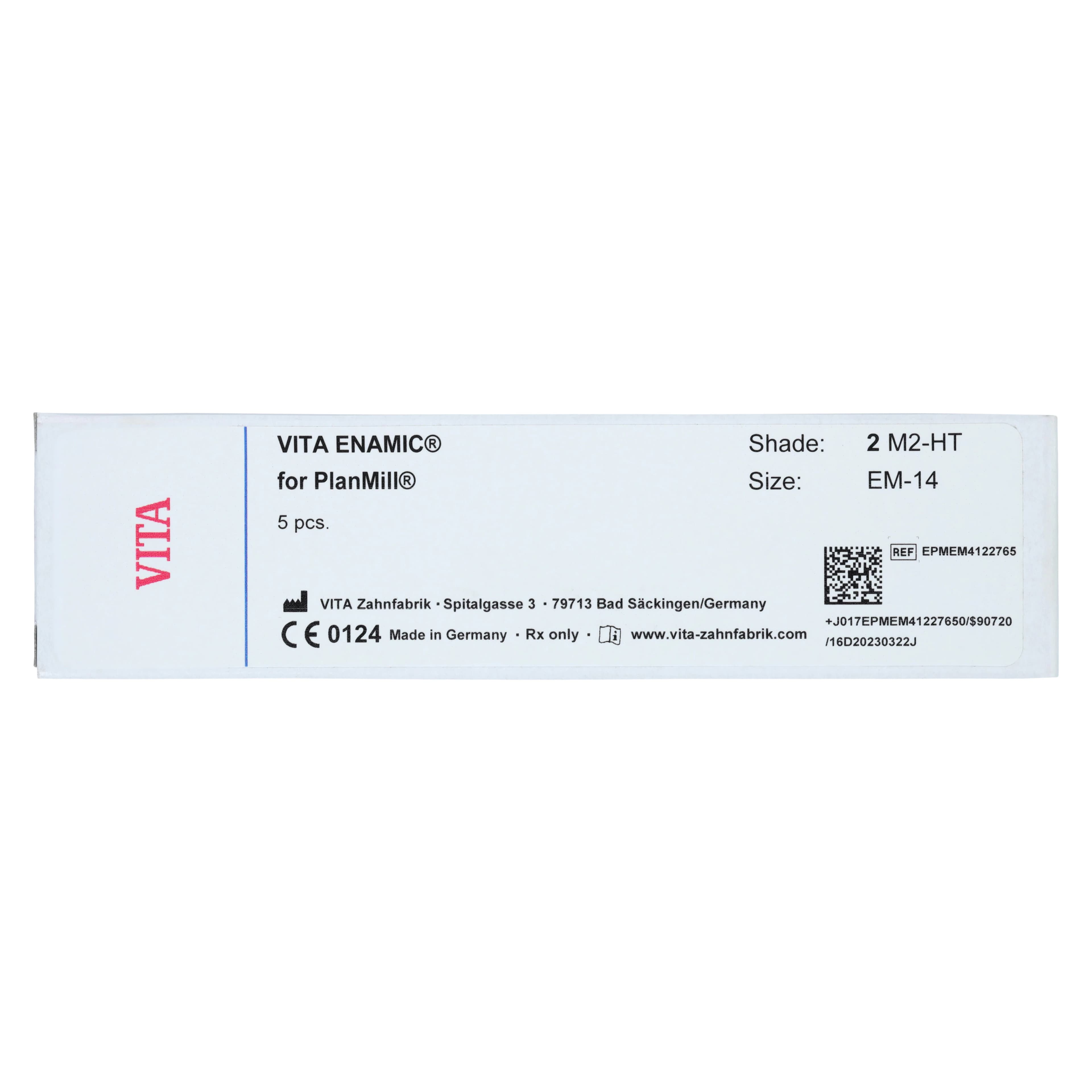 VITA ENAMIC HT 14 for PlanMill, Shade 2M2, Dual Network Ceramic, High Translucency, 5/Pack, EM-14 thumbnail 4