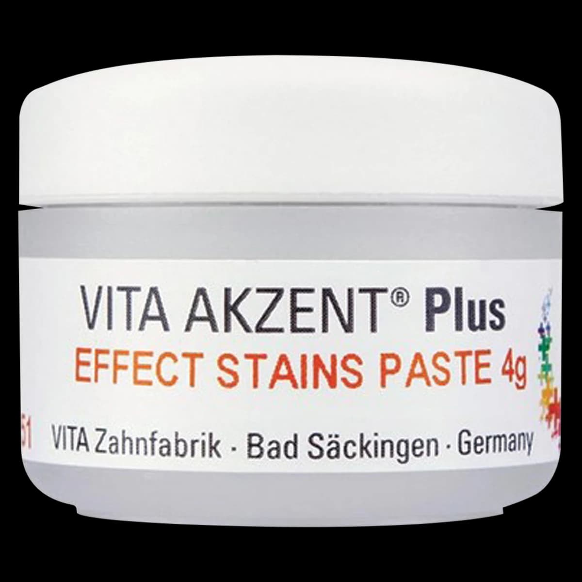 VITA AKZENT® Plus Effect Stains Paste ES09 Dark Red, 4g Jar - VITA AKZENT® Plus Effect Stains Paste ES09 Dark Red 4g - Image 1