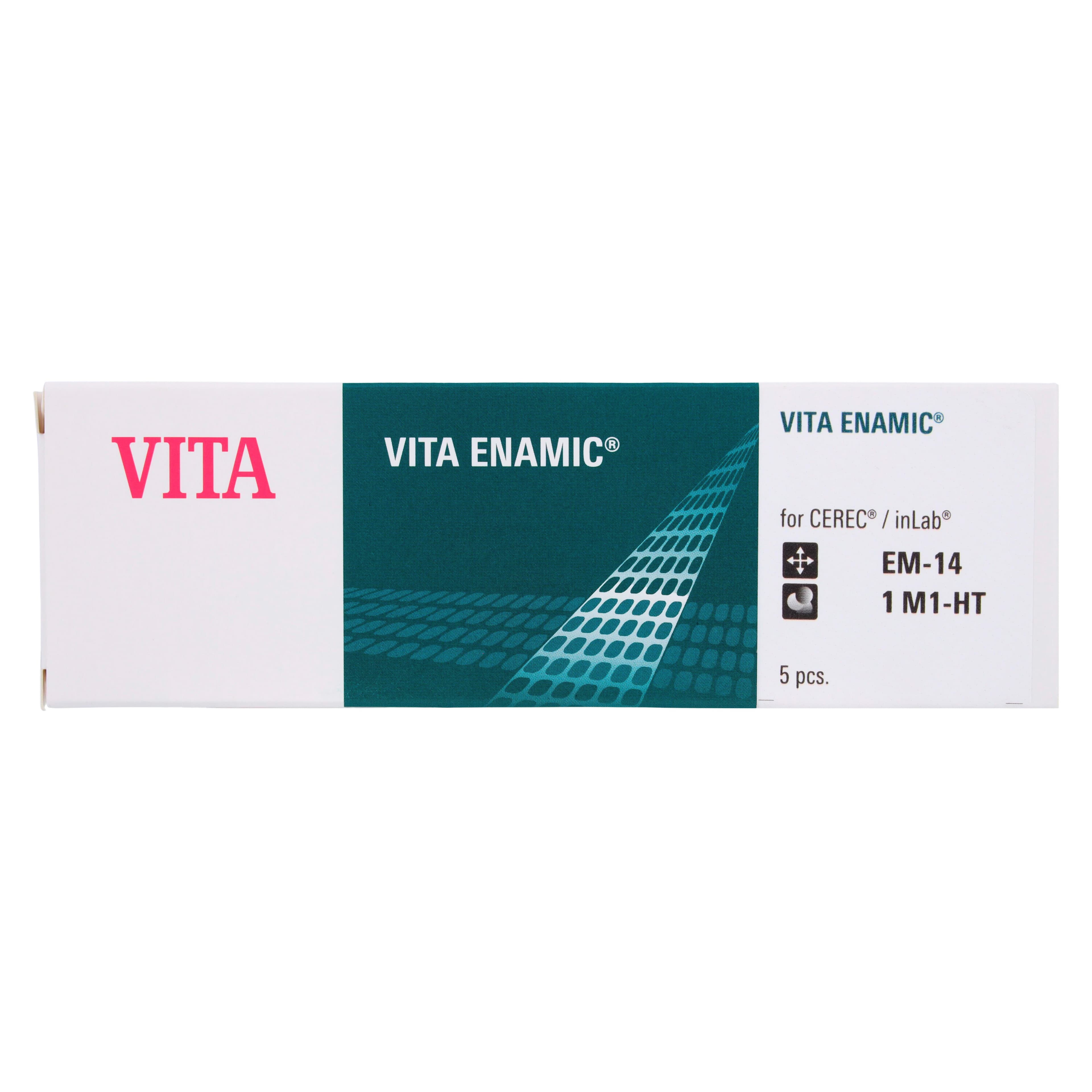 VITA ENAMIC HT 14 Milling Blocks, Shade 1M1, High Translucency, 14mm, Pack of 5 thumbnail 5