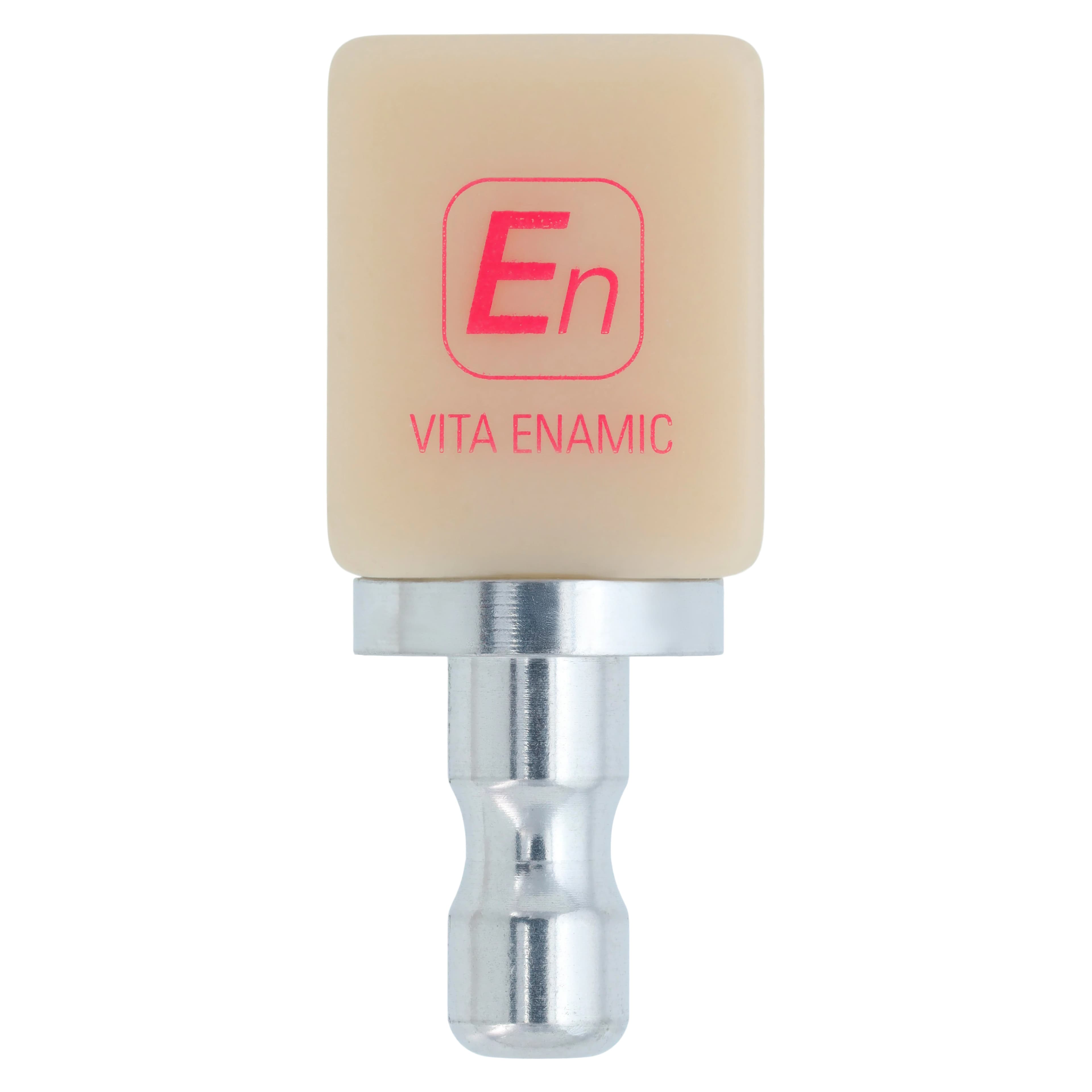 VITA ENAMIC CEREC T CAD/CAM Milling Blocks, Translucent, Shade 1M2, 14mm, 5/Pack - VITA Enamic Cerec T 14mm 5/Pack - Image 1