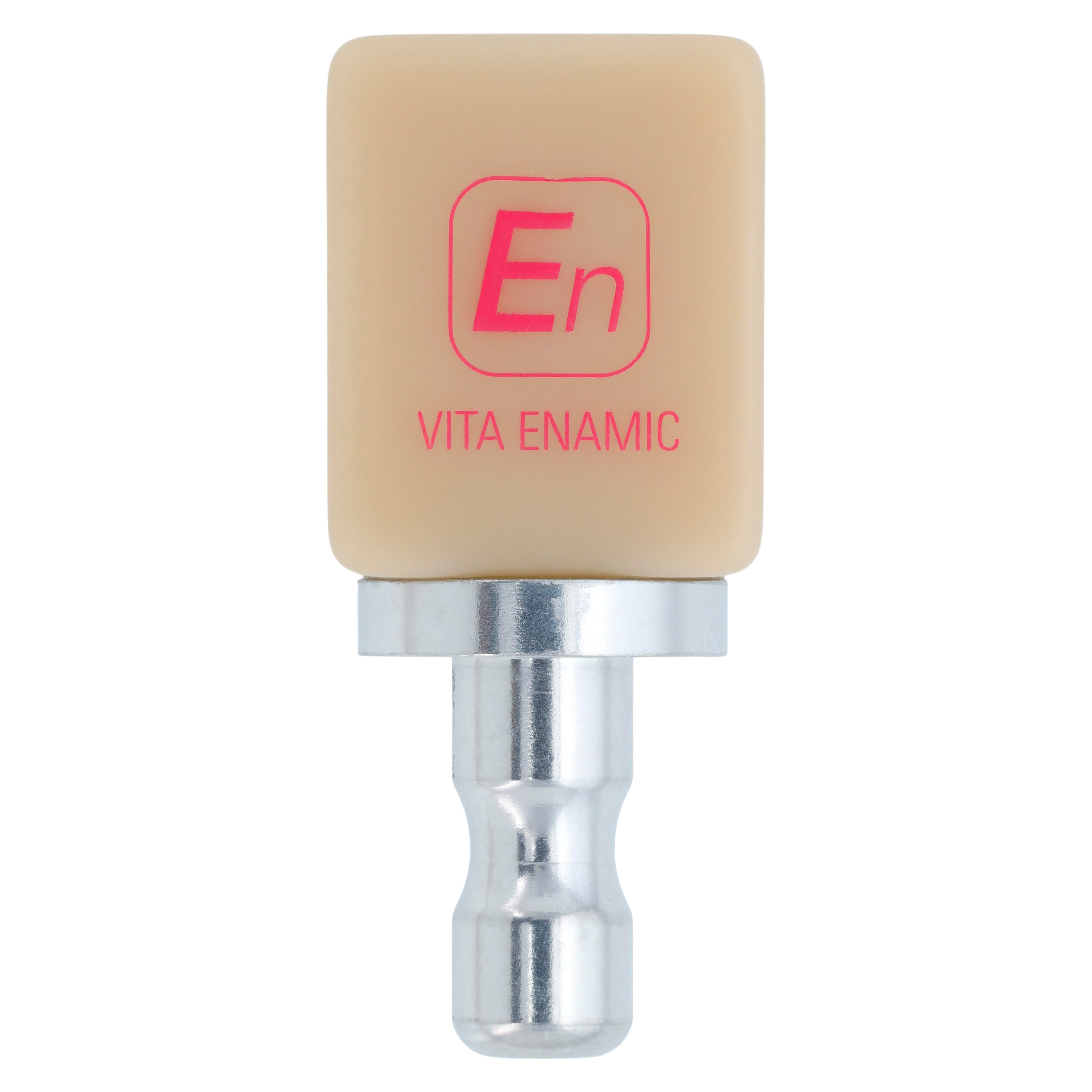 VITA ENAMIC CEREC T CAD/CAM Milling Blocks, Translucent, Shade 3M2, 14mm, 5/Pack - VITA Enamic Cerec T 14mm 5/Pack - Image 1