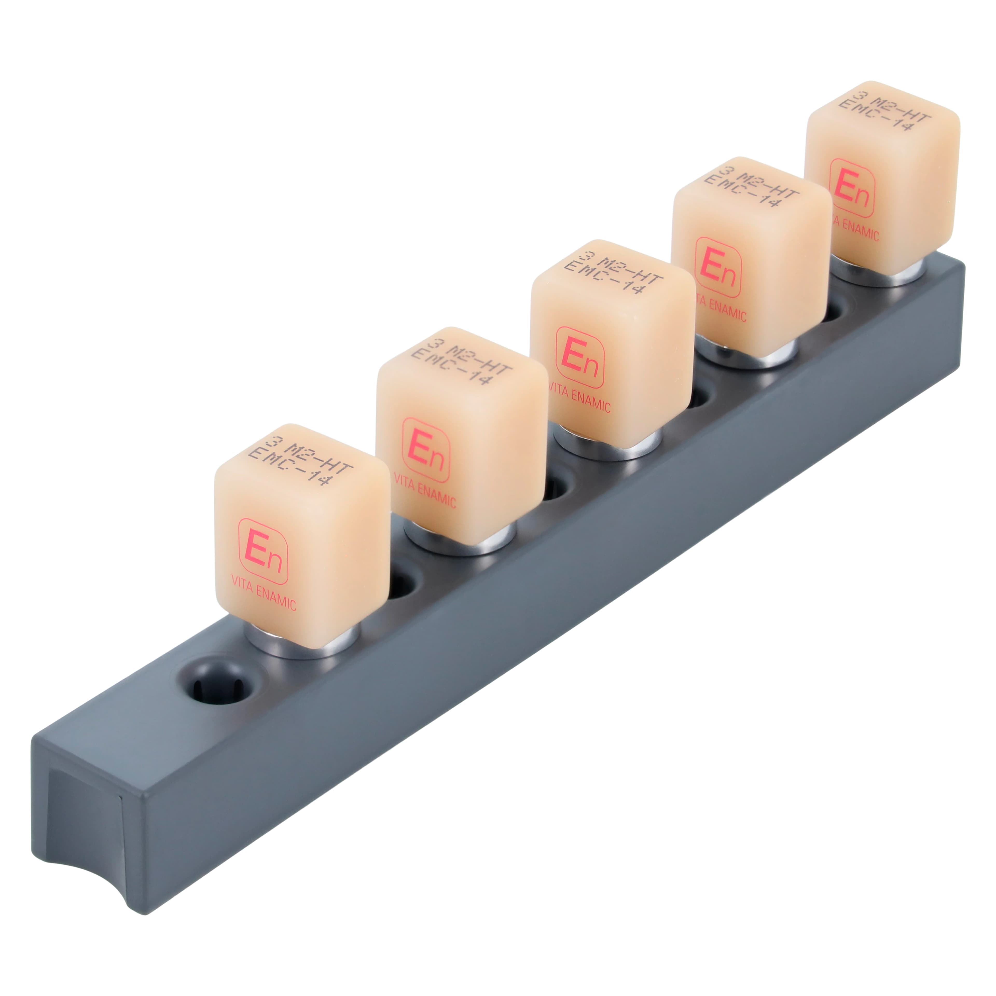 VITA ENAMIC multiColor HT CAD/CAM Milling Block for CEREC/inLab, Shade 3M2, 14 mm, 5/Pack thumbnail 2