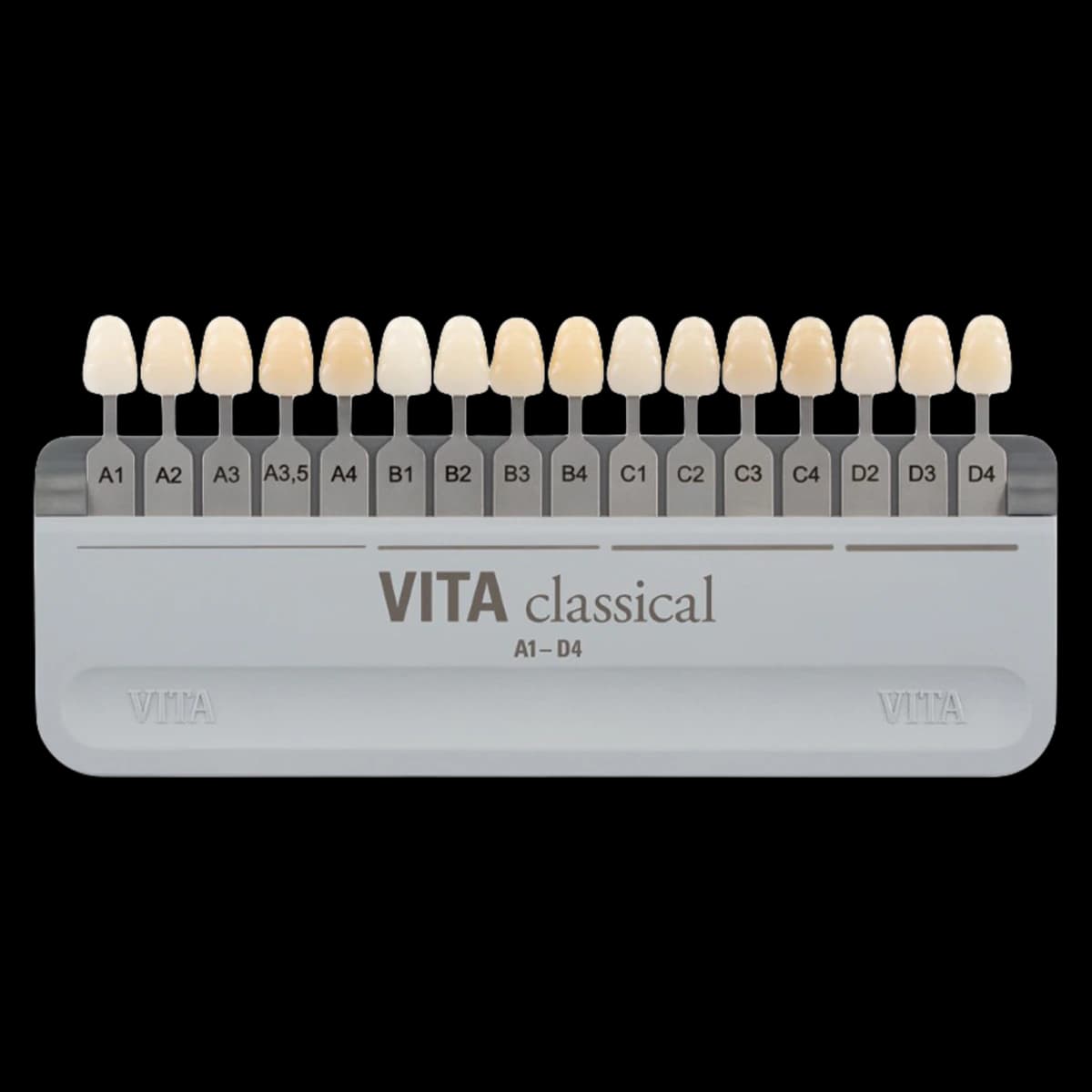 VITA Classical Shade Guide, A1-D4, 16 Shades, Autoclavable Holder, G027C thumbnail 2