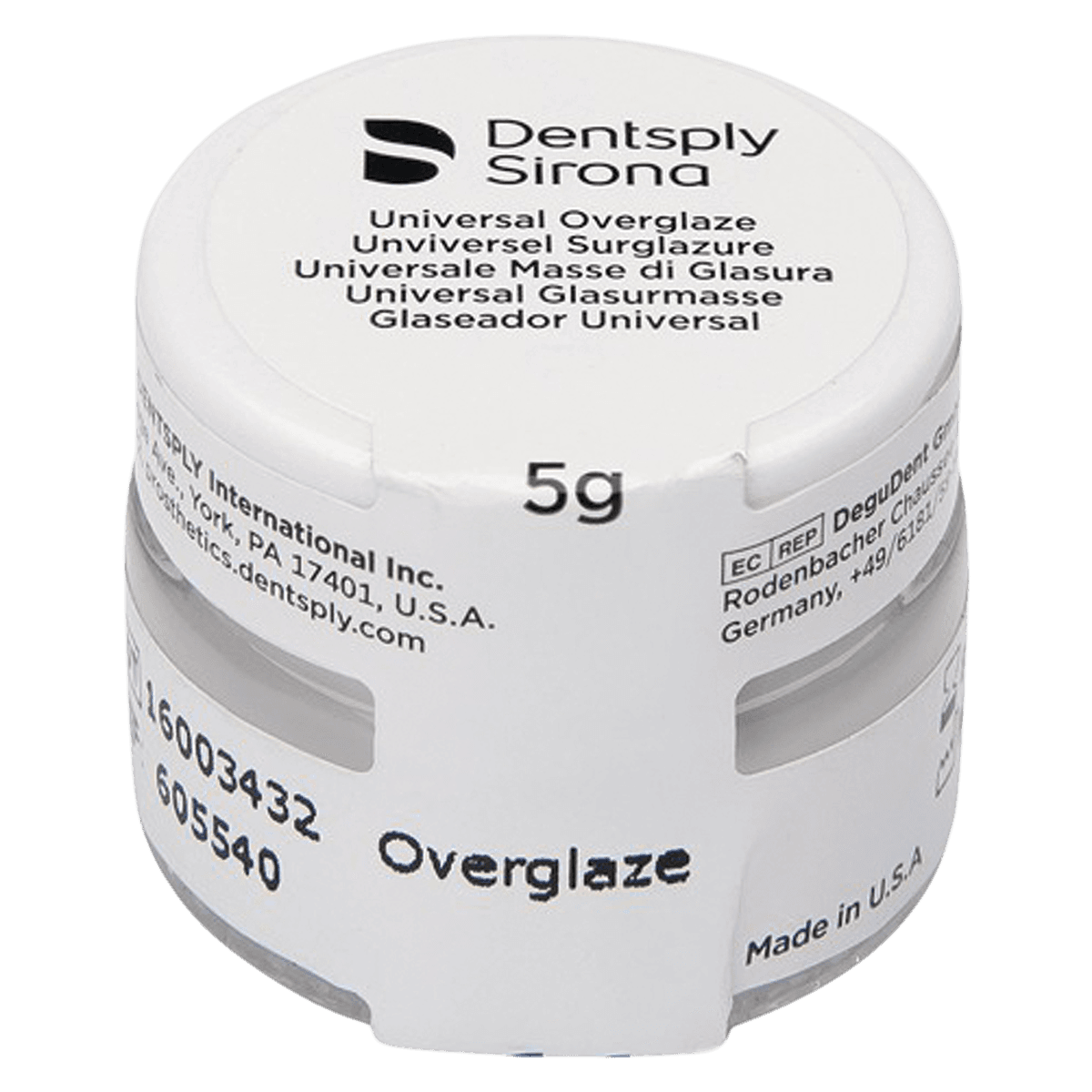 Dentsply Sirona DS Universal Overglaze Paste, 5g Jar thumbnail 2