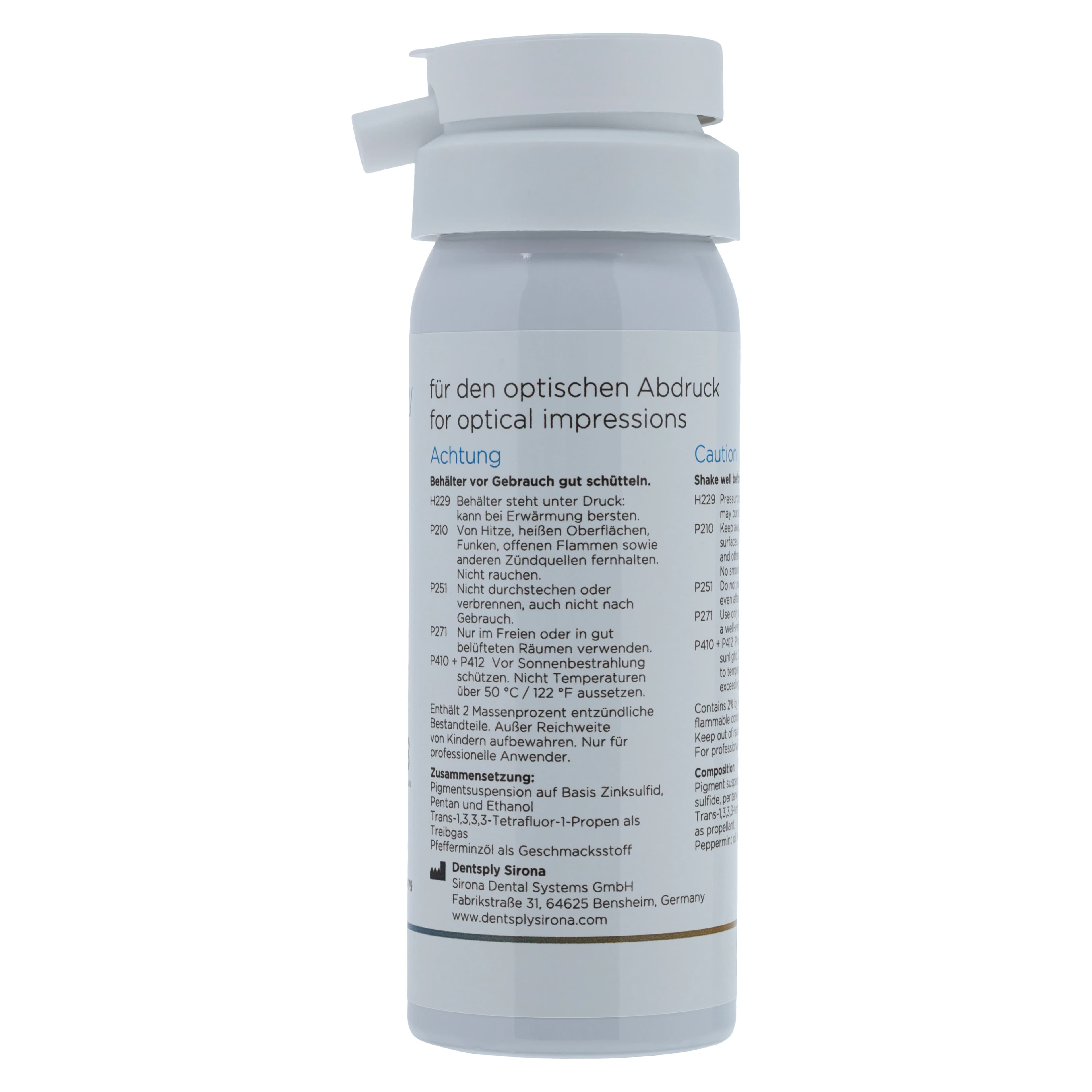 CEREC Optispray Scan Spray, 50 mL Can with 2 Nozzles thumbnail 4