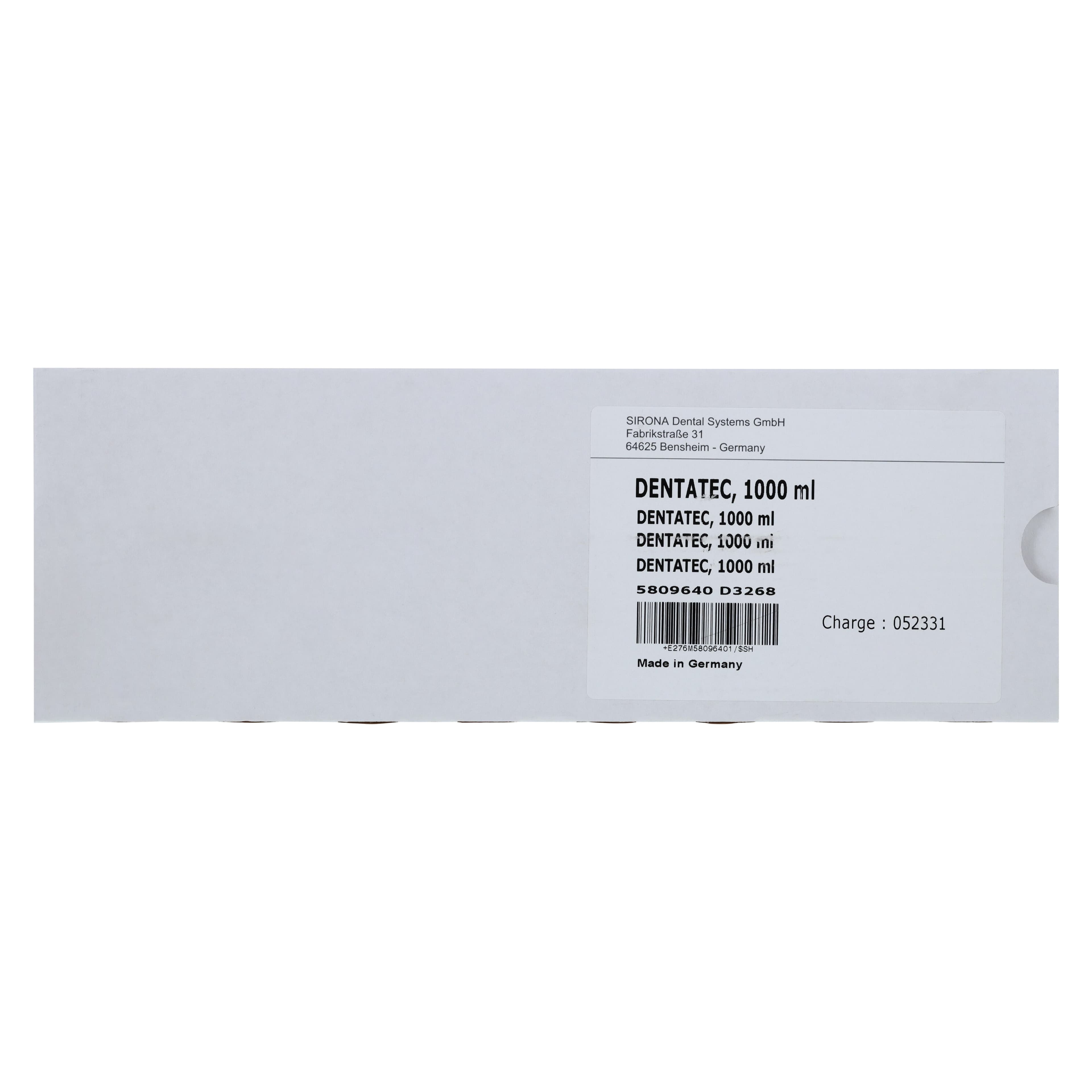 Dentatec Cleaner and Lubricant for CEREC® and inLab® – 1000 ml Bottle (Sirona #4693201) thumbnail 3