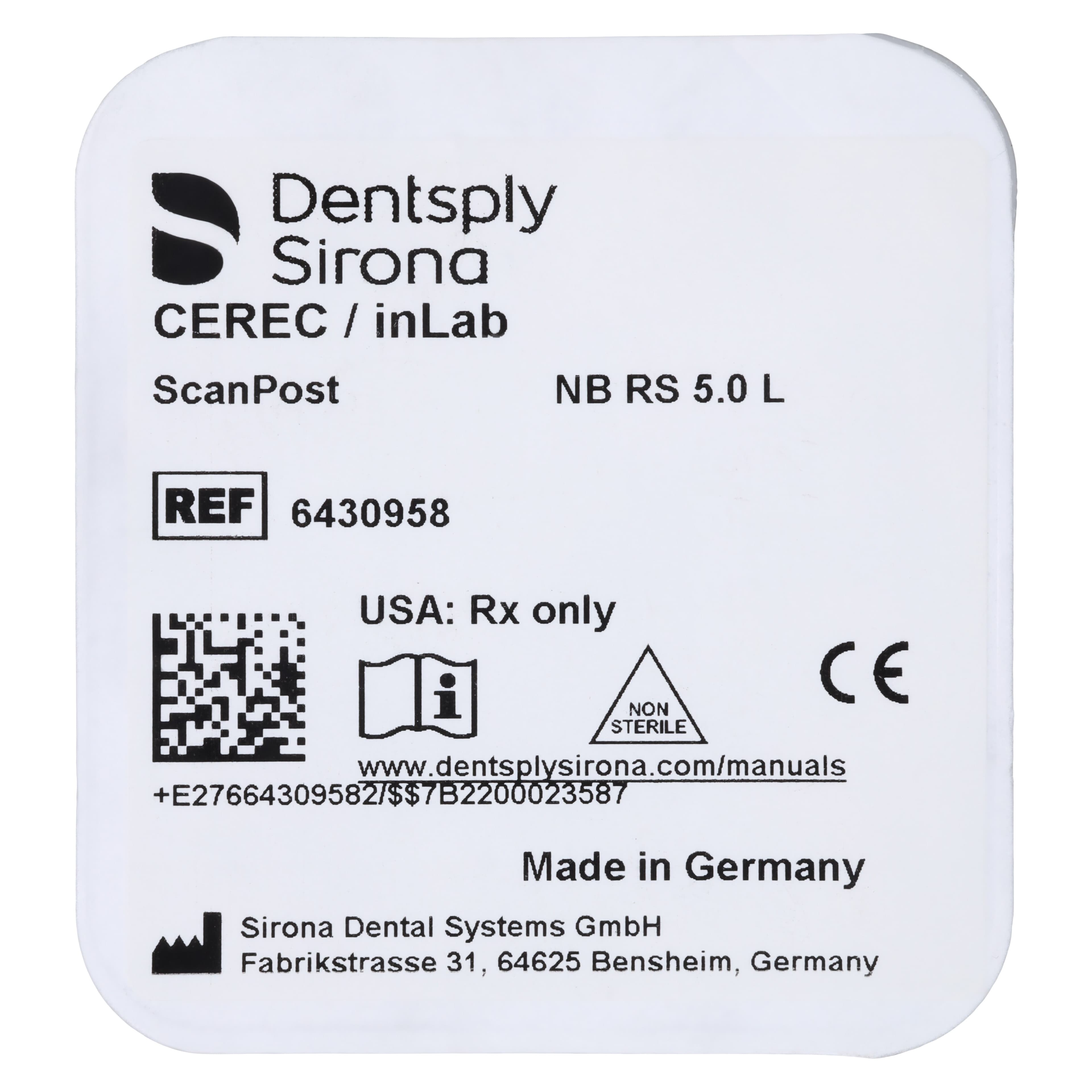 ScanPost NB RS 5.0 L, Nobel Biocare Replace WP, Titanium, 5mm Implant Diameter, 01KEZKNKWVDCTEQ6SMQEB8DHK1 thumbnail 3