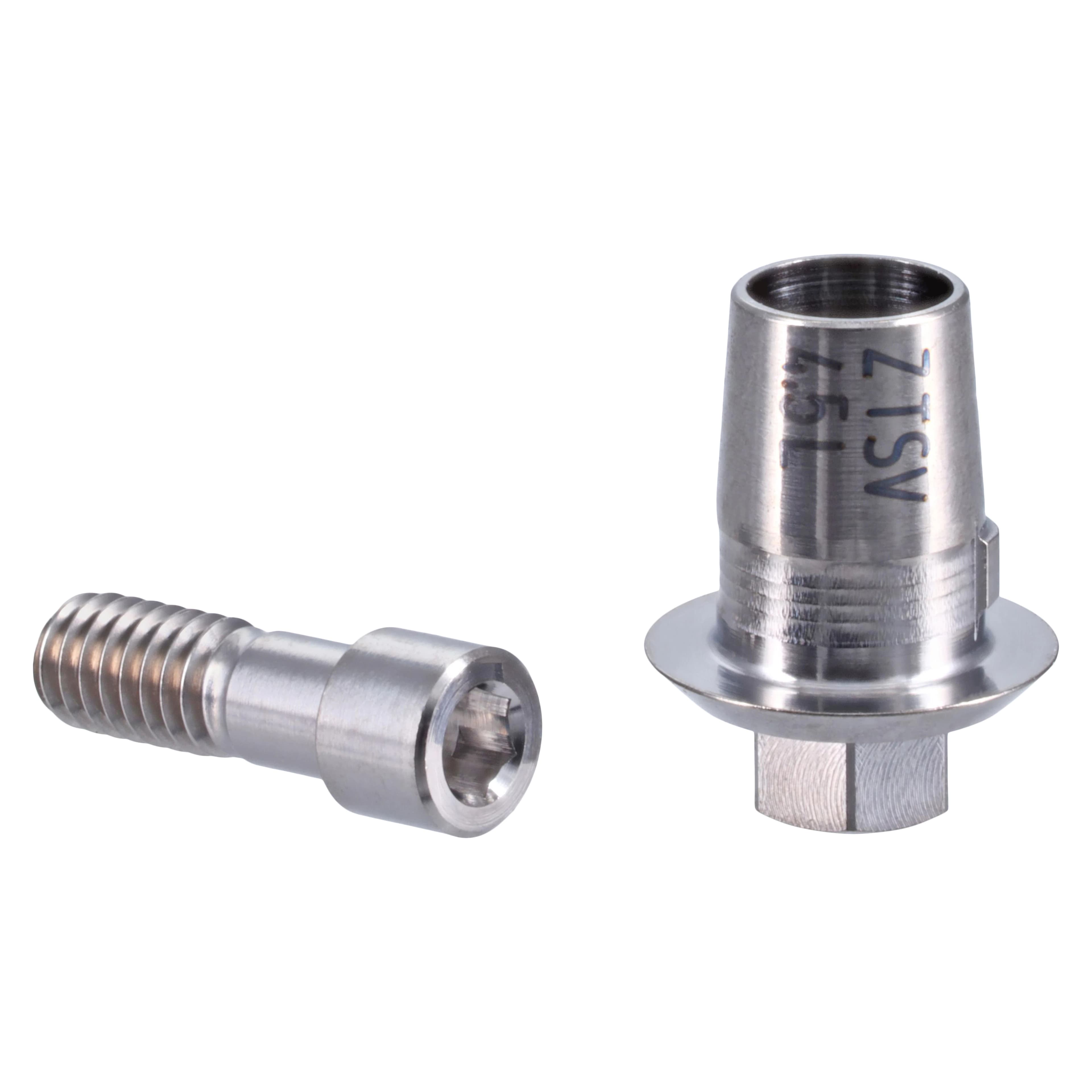 TiBase Z TSV 4.5 L, Tapered Screw-Vent® Abutment Kit with M1.8 Screw, for Zimmer, 1/Pkg - TiBase Kits, Zimmer - TiBase Z TSV 4.5 L, Tapered Screw-Vent® - Image 1