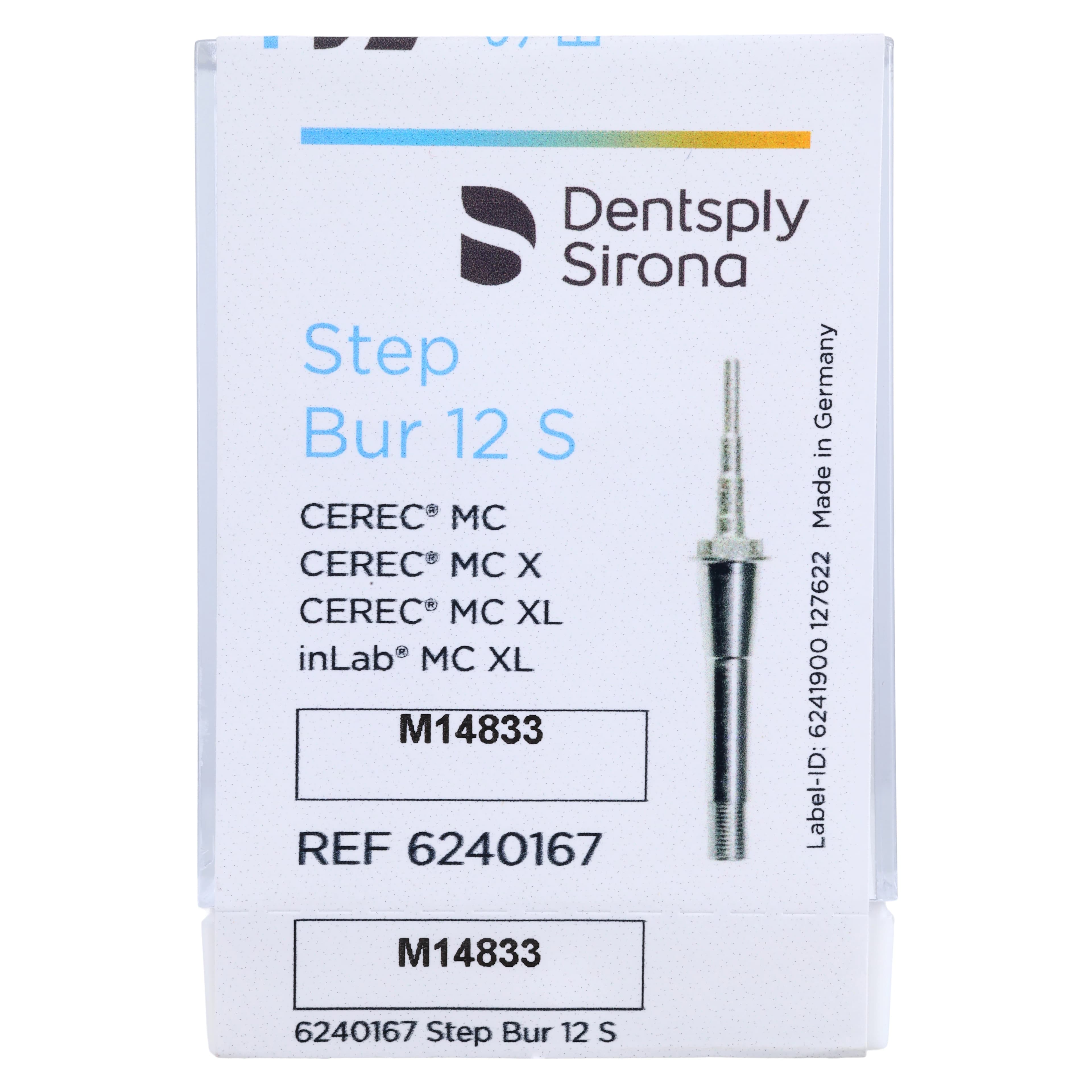 CEREC All-In-One Step Bur 12S, 12 mm, for inLab MC XL / MC X / MC XL, 6/Pkg, Ref 6208677 thumbnail 5