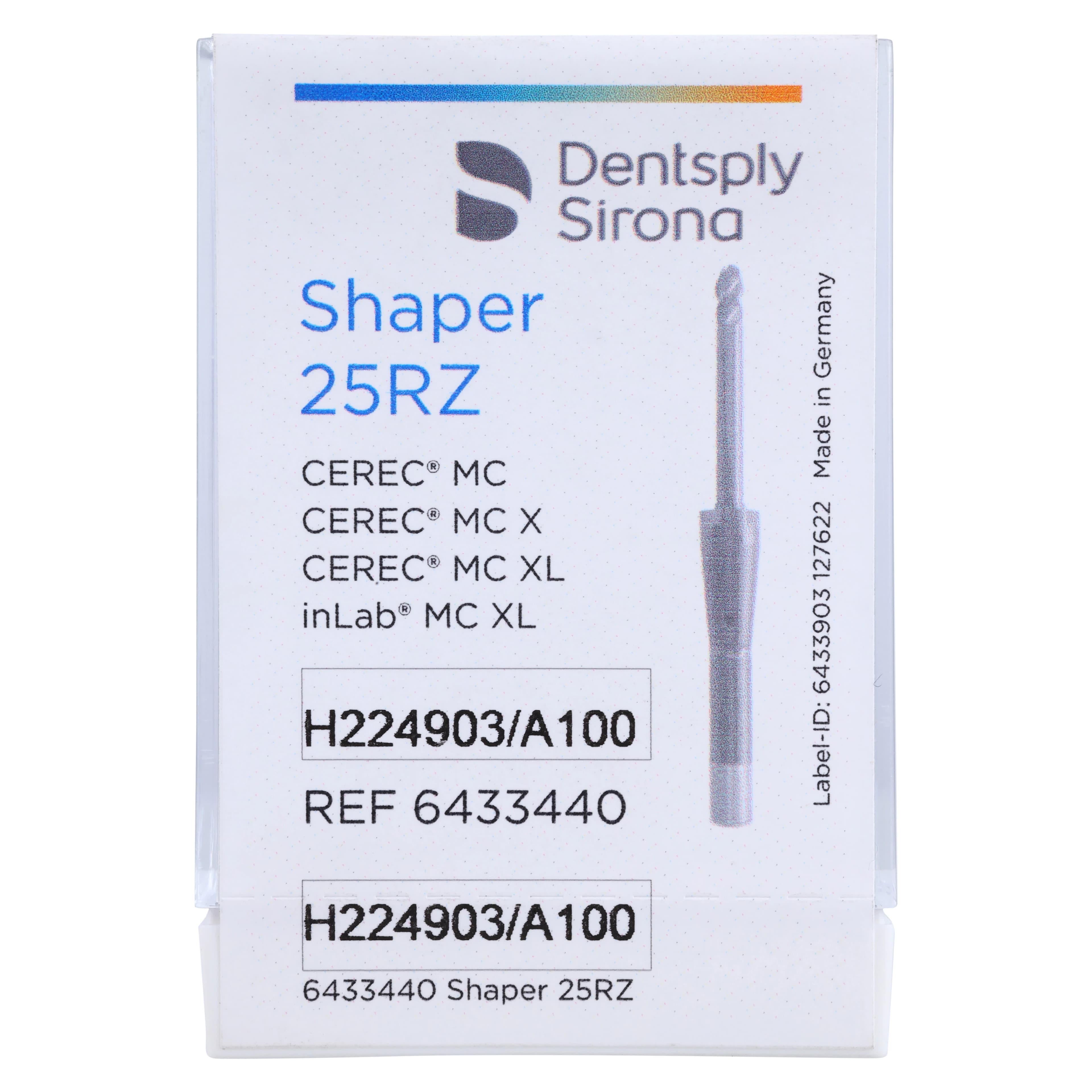 CEREC Carbide Milling Bur Shaper 25 RZ, 2.5 mm, 3/Pkg thumbnail 5