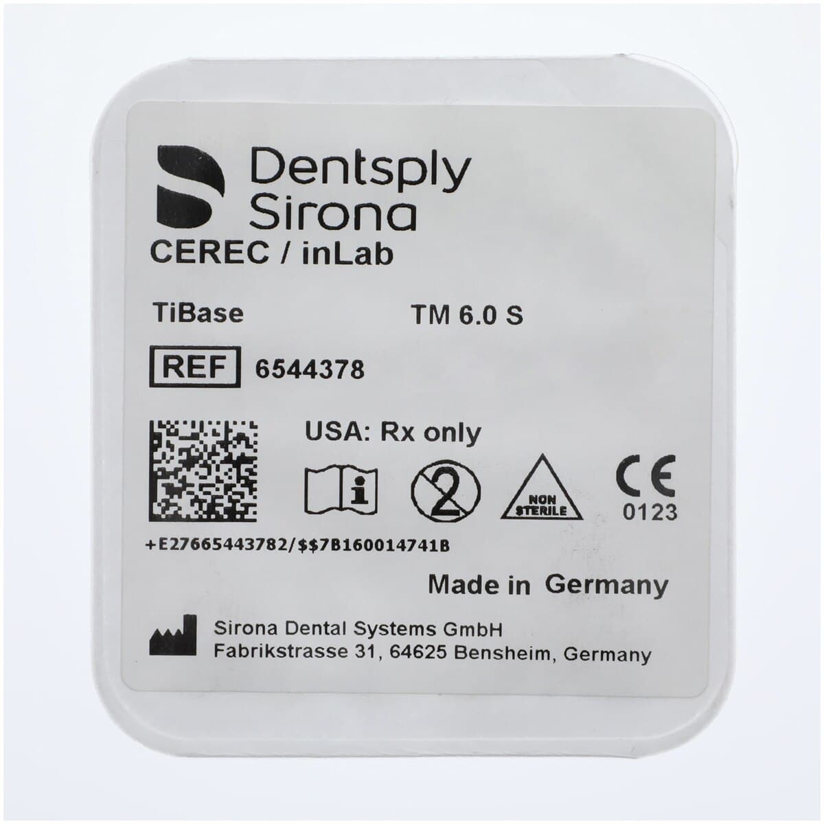 Sirona TiBase TM 6.0 S Abutment Kit, Thommen Medical 6.0mm, Titanium with Abutment Screw thumbnail 2