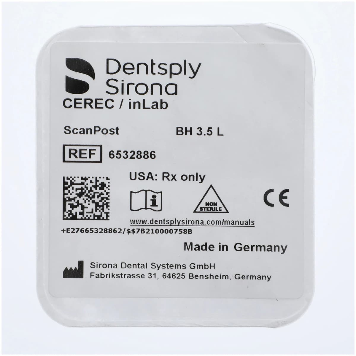 ScanPost BH 3.5 L, BioHorizons, Sirona CAD/CAM Implant Scanning Post, 01KEZKNKX3726CKK3CHW40WDK2 thumbnail 2