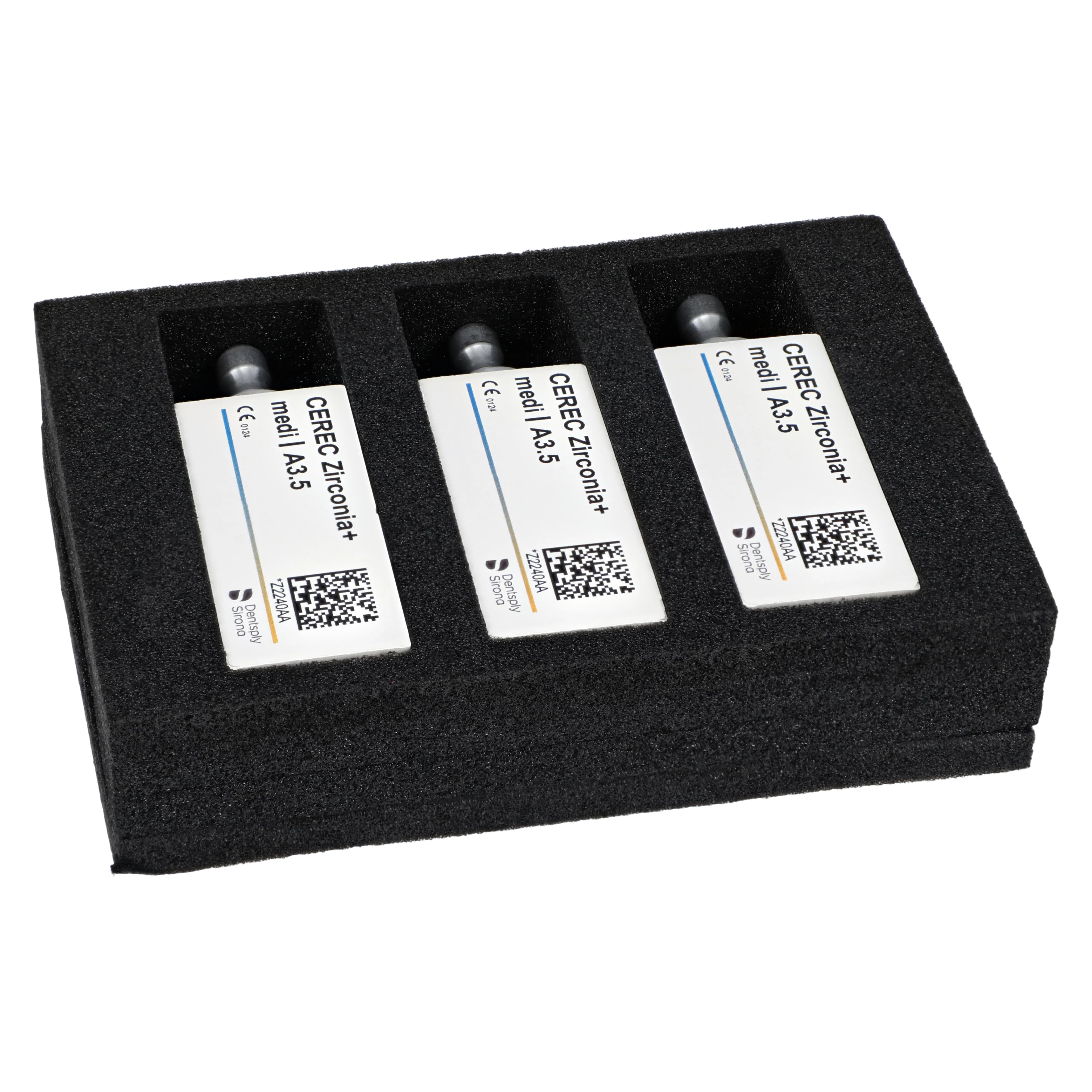 CEREC Zirconia+ CAD/CAM Milling Blocks, Medi Size, Shade A3.5, 3/Pkg thumbnail 3