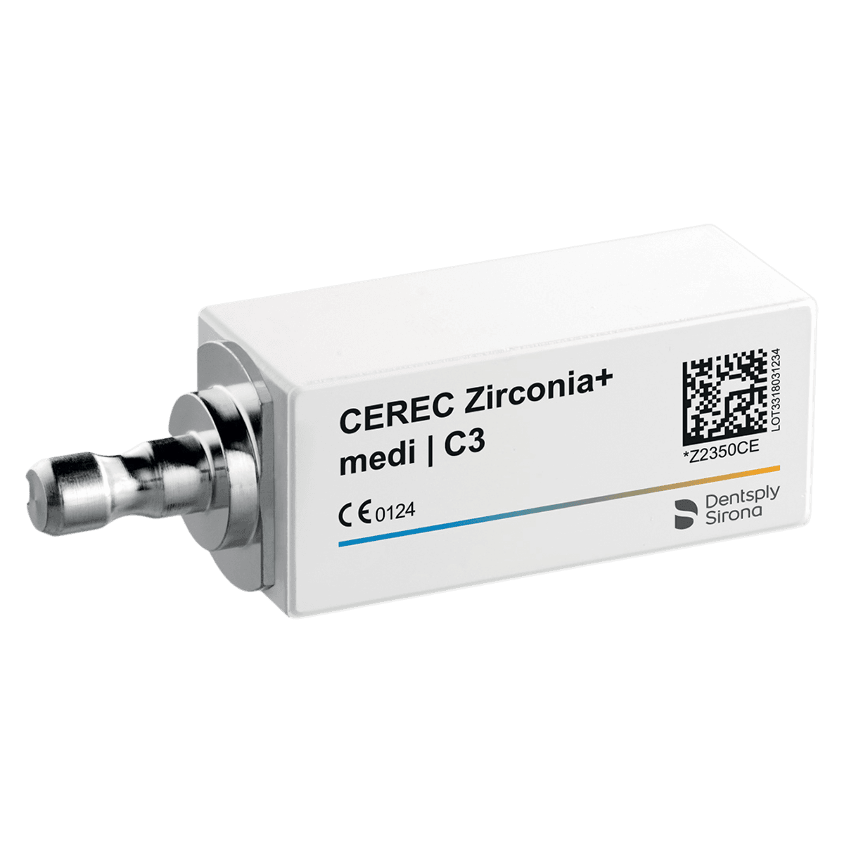 CEREC Zirconia+ CAD/CAM Milling Blocks, Medi Size, Shade C3, 3/Box thumbnail 2