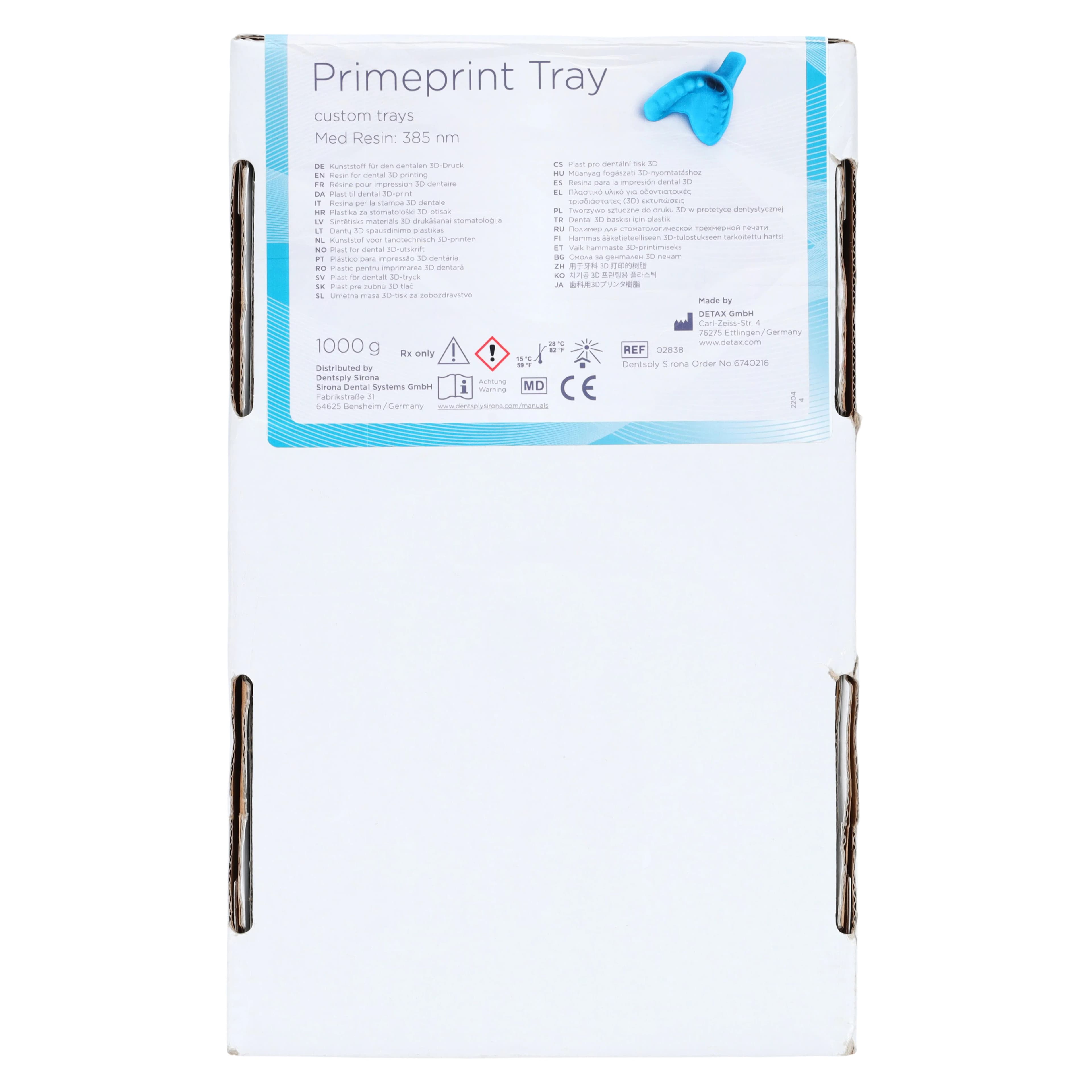 Sirona Primeprint Tray Resin Cartridge, 1 Kg, Green thumbnail 2