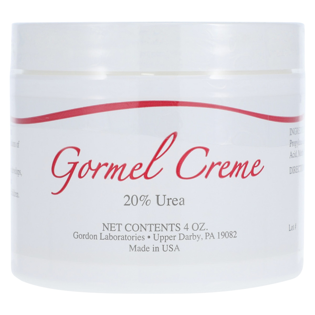 Gormel Creme Moisturizing Conditioner, Fragrance Free, 20% Skin, 4 oz - Gormel Cream - Image 1
