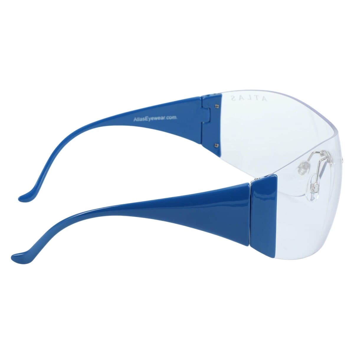 Roma Eyewear Clear Lens, Blue Frame, Each thumbnail 4